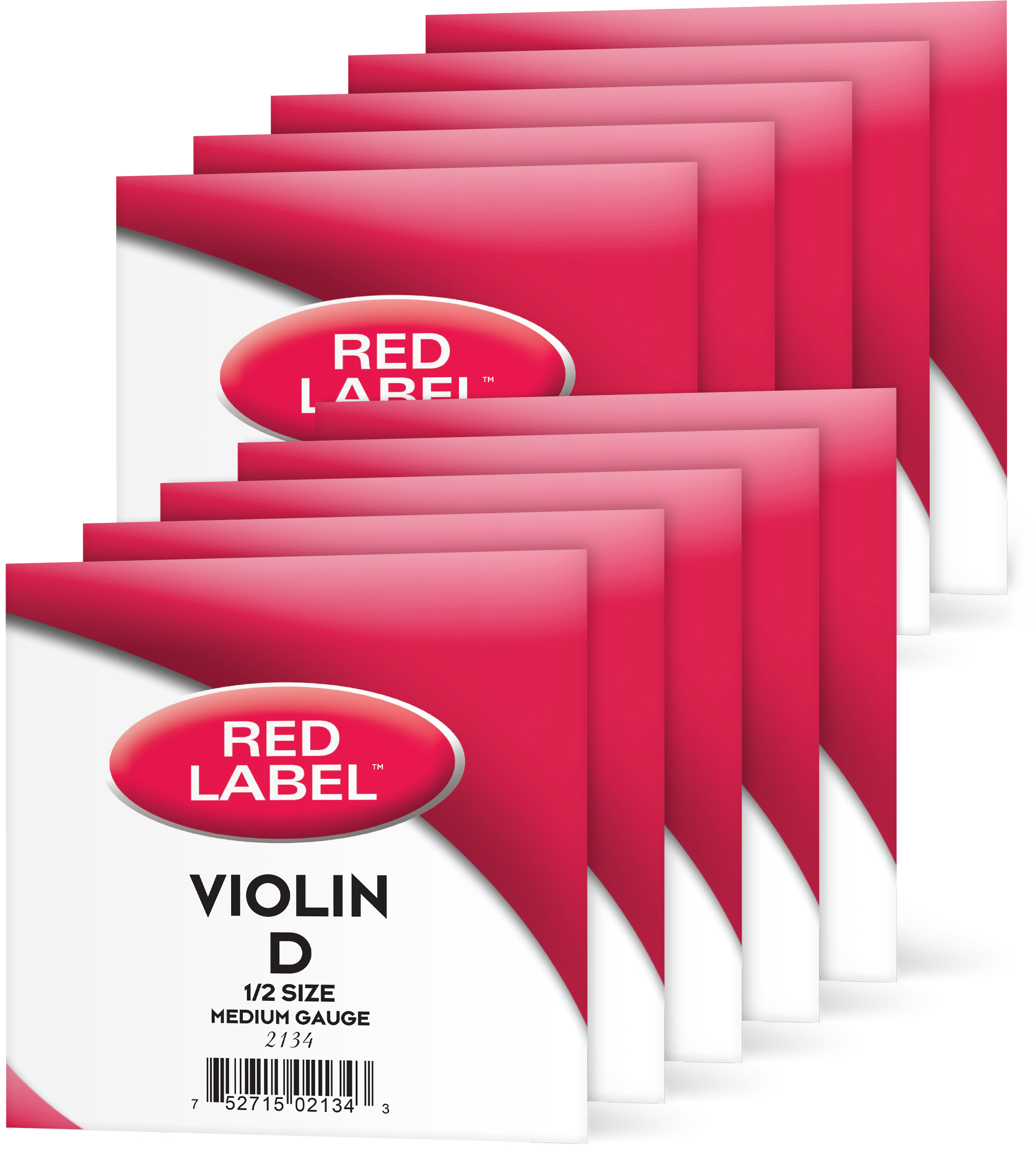 Photo of Super-Sensitive 2134 Red Label Violin D String - 1/2 Size (10-pack)