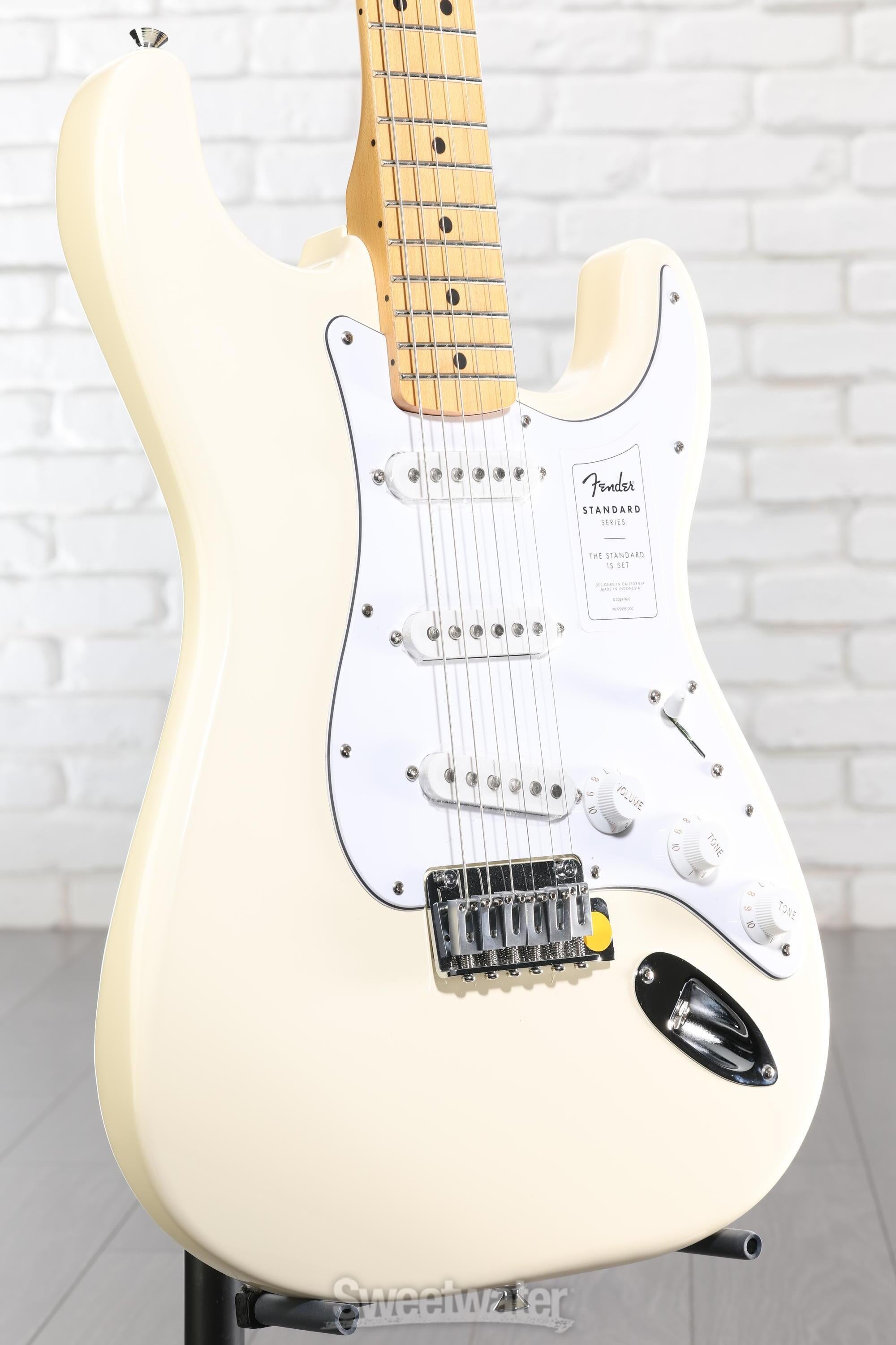 Fender Standard Stratocaster Electric Guitar - Olympic White
