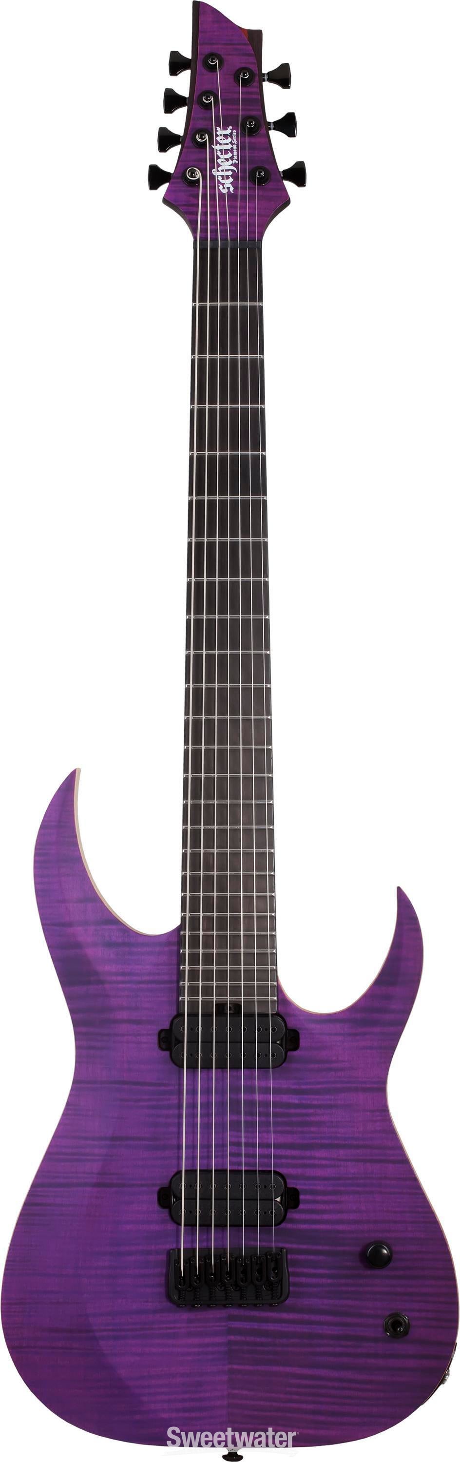 Schecter John Browne Tao-7 7-string Electric Guitar - Satin Trans