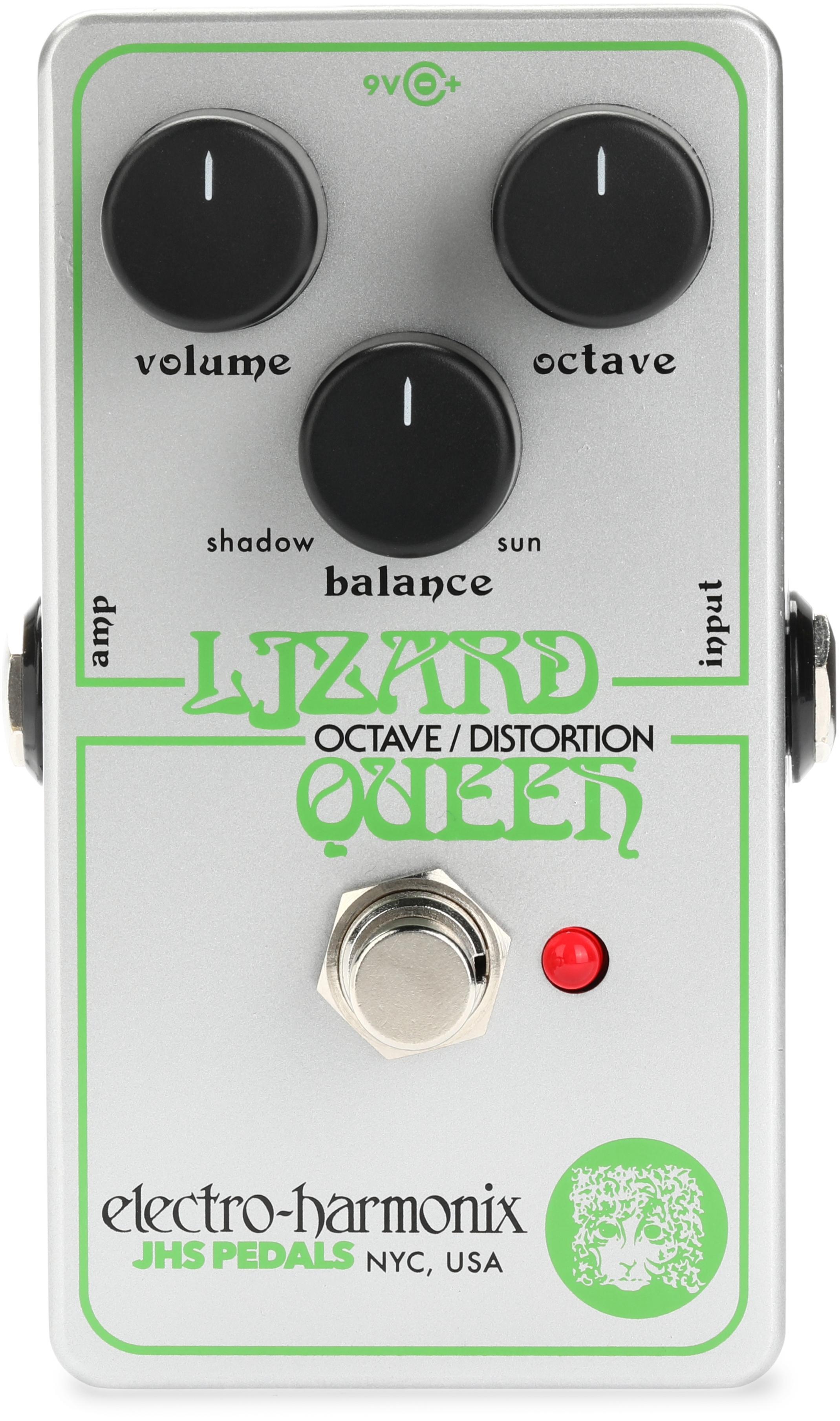 Electro-Harmonix x JHS Lizard Queen Octave Fuzz Pedal | Sweetwater