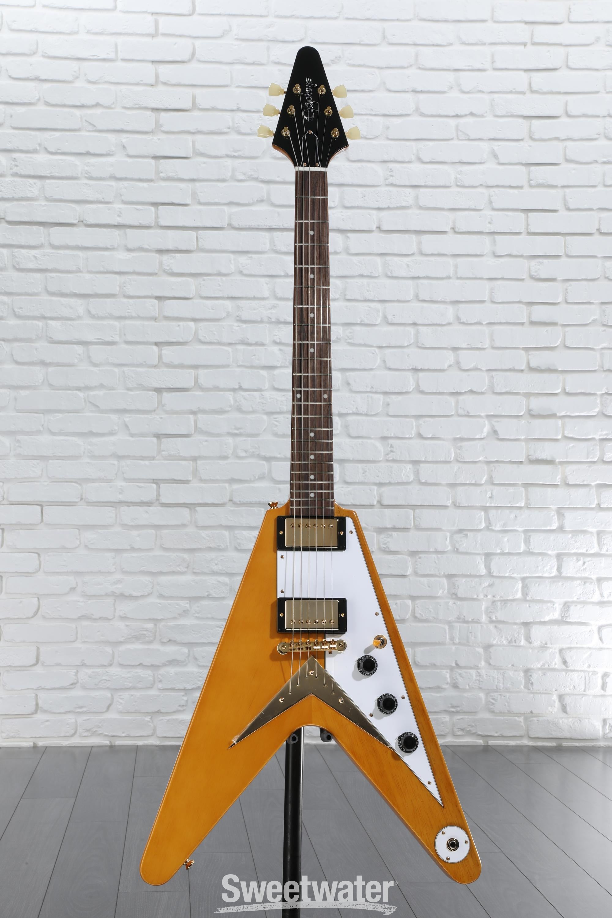 Epiphone 1958 Korina Flying V Electric Guitar - Natural