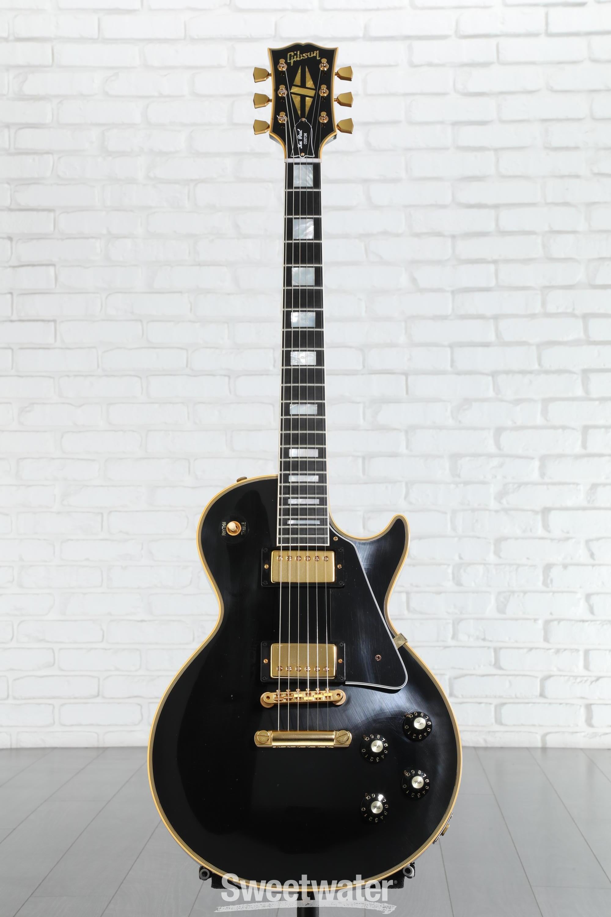 Gibson Custom 1968 Les Paul Custom Reissue Electric Guitar - Ebony
