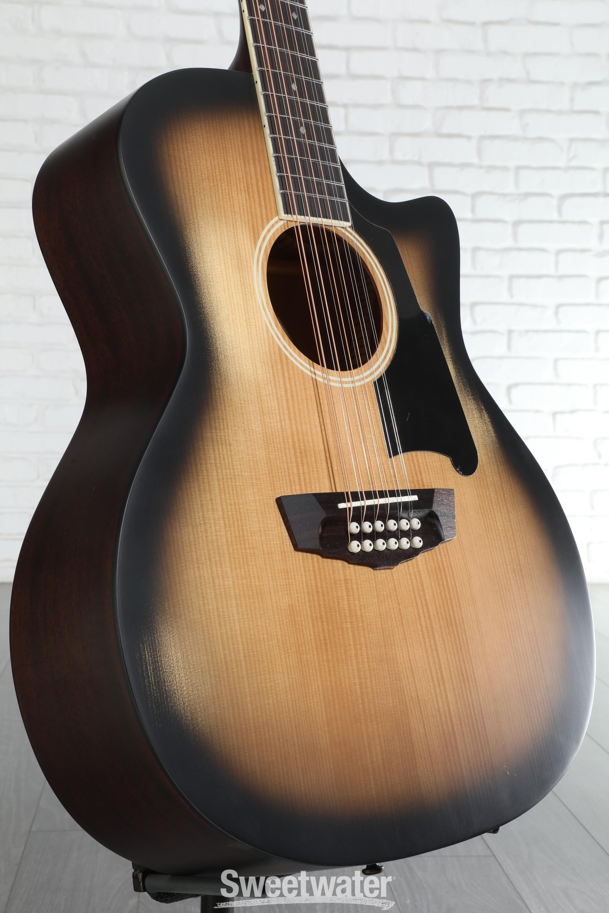 Photo of D'Angelico Premier Fulton 12-string Acoustic-electric Guitar - Aged Burst