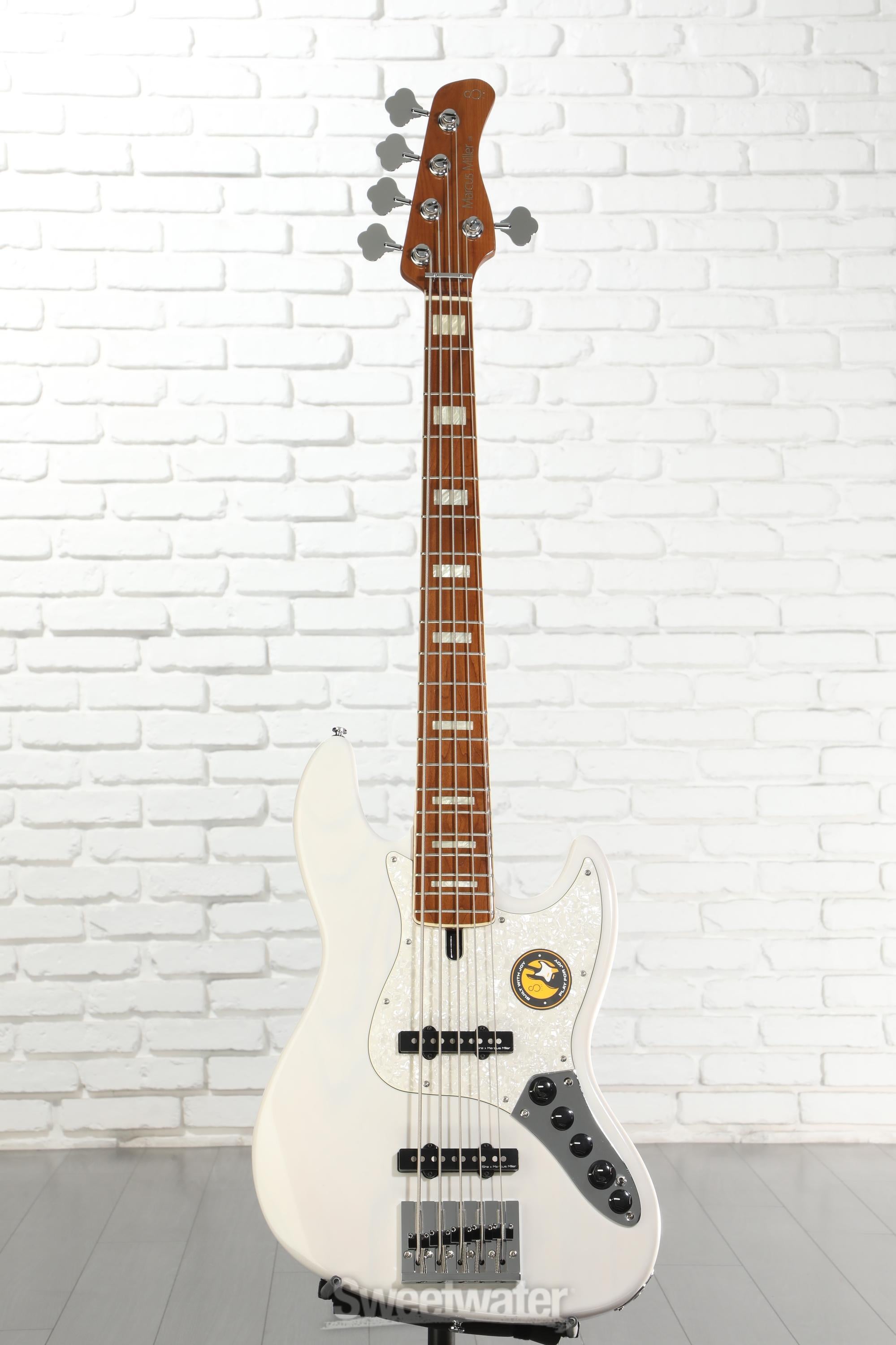 Sire Marcus Miller V8 5-string Electric Bass - White Blonde