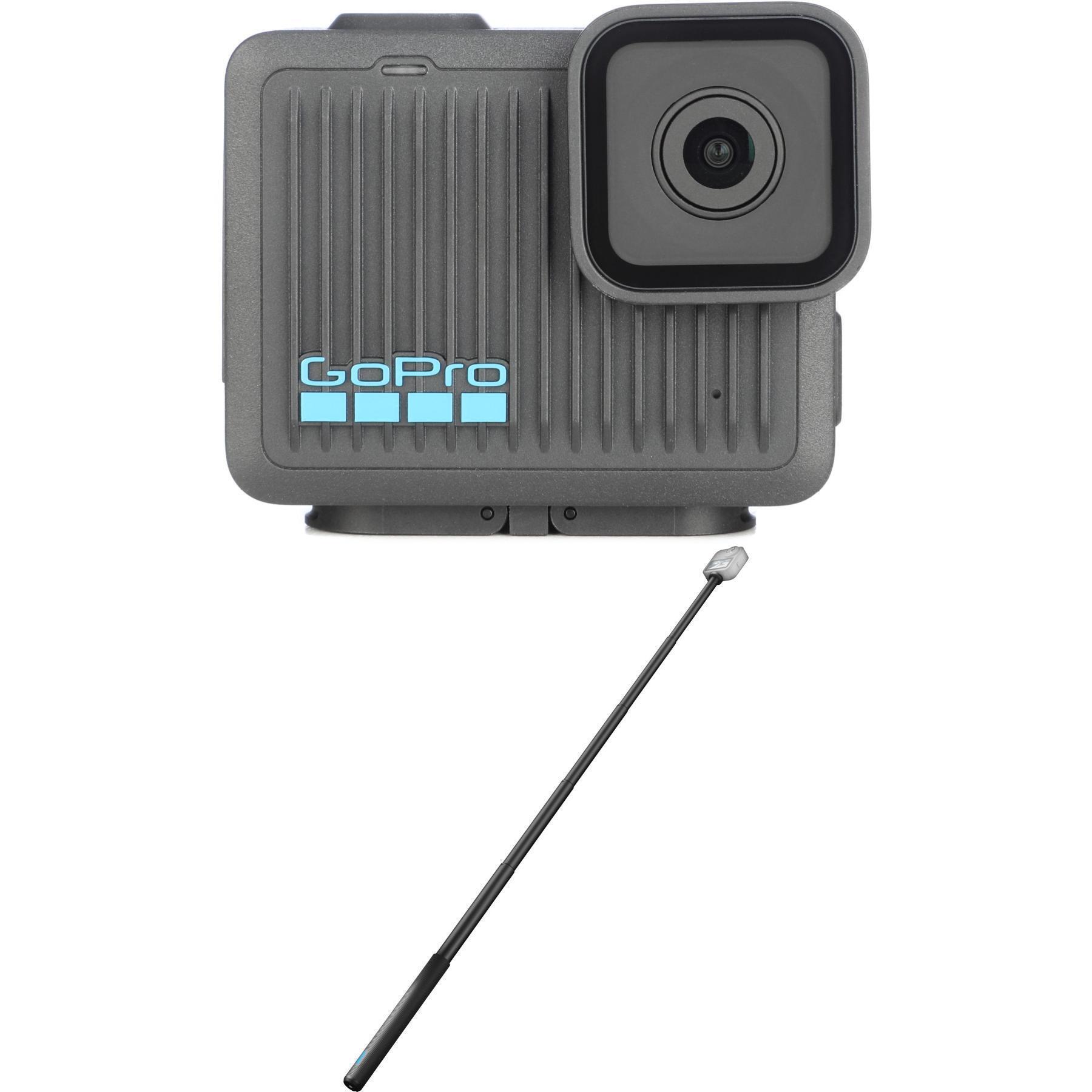 GoPro HERO Black 4K Waterproof Action Camera with Extension Pole ...