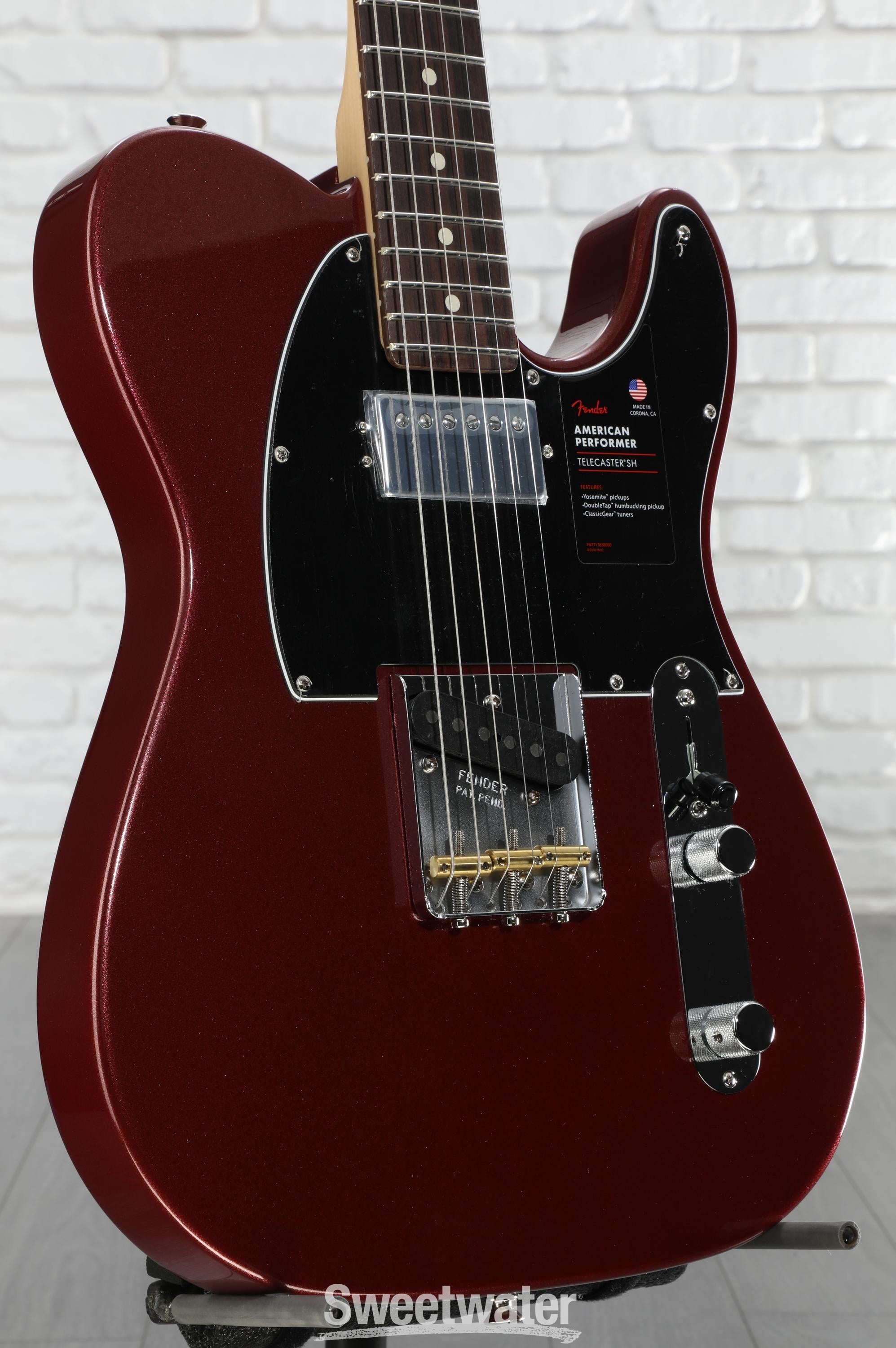 Fender American Performer Telecaster Hum - Aubergine with Rosewood