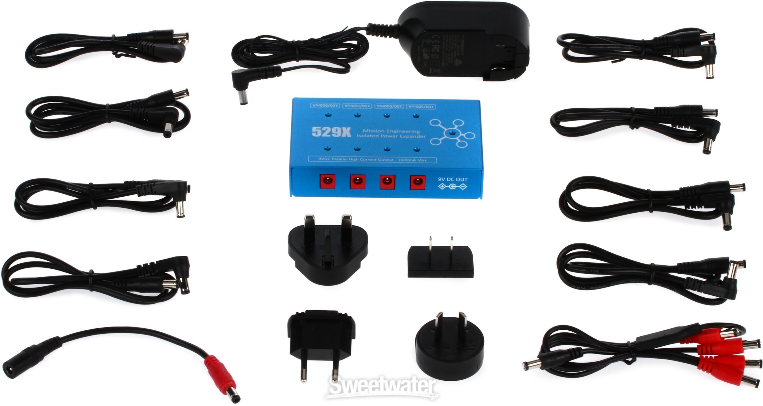 Mission Engineering 529x Pedalboard Power Supply | Sweetwater