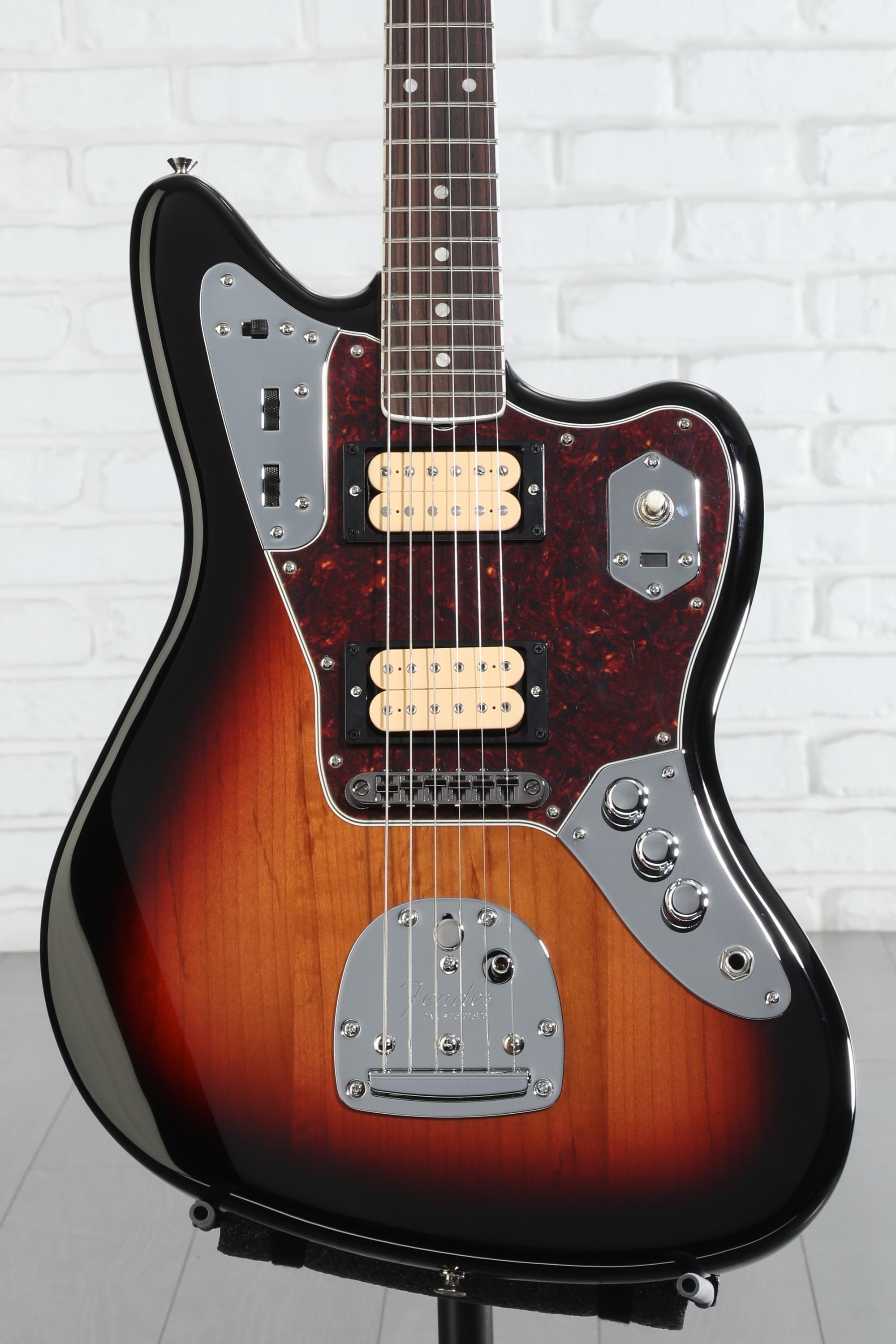 ギター Fender Jaguar Fender Kurt Cobain Jaguar Electric Guitar - 3-Tone Sunburst