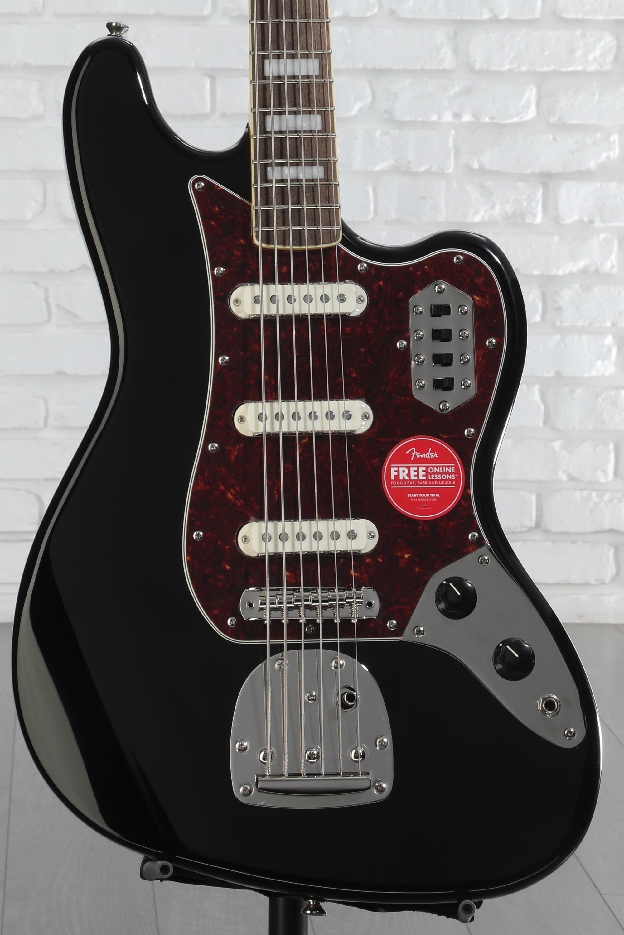 SQUIER　6弦ベース　Classic Vibe Bass VI Black Squier Classic Vibe Bass VI Guitar Black | Guitar Center