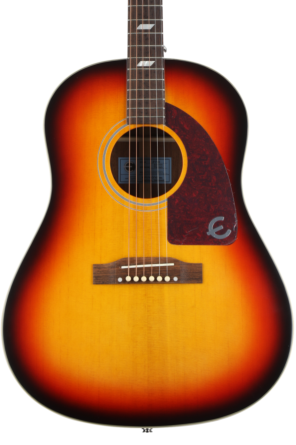 Epiphone Masterbilt Texan Acoustic Electric Guitar Faded Cherry