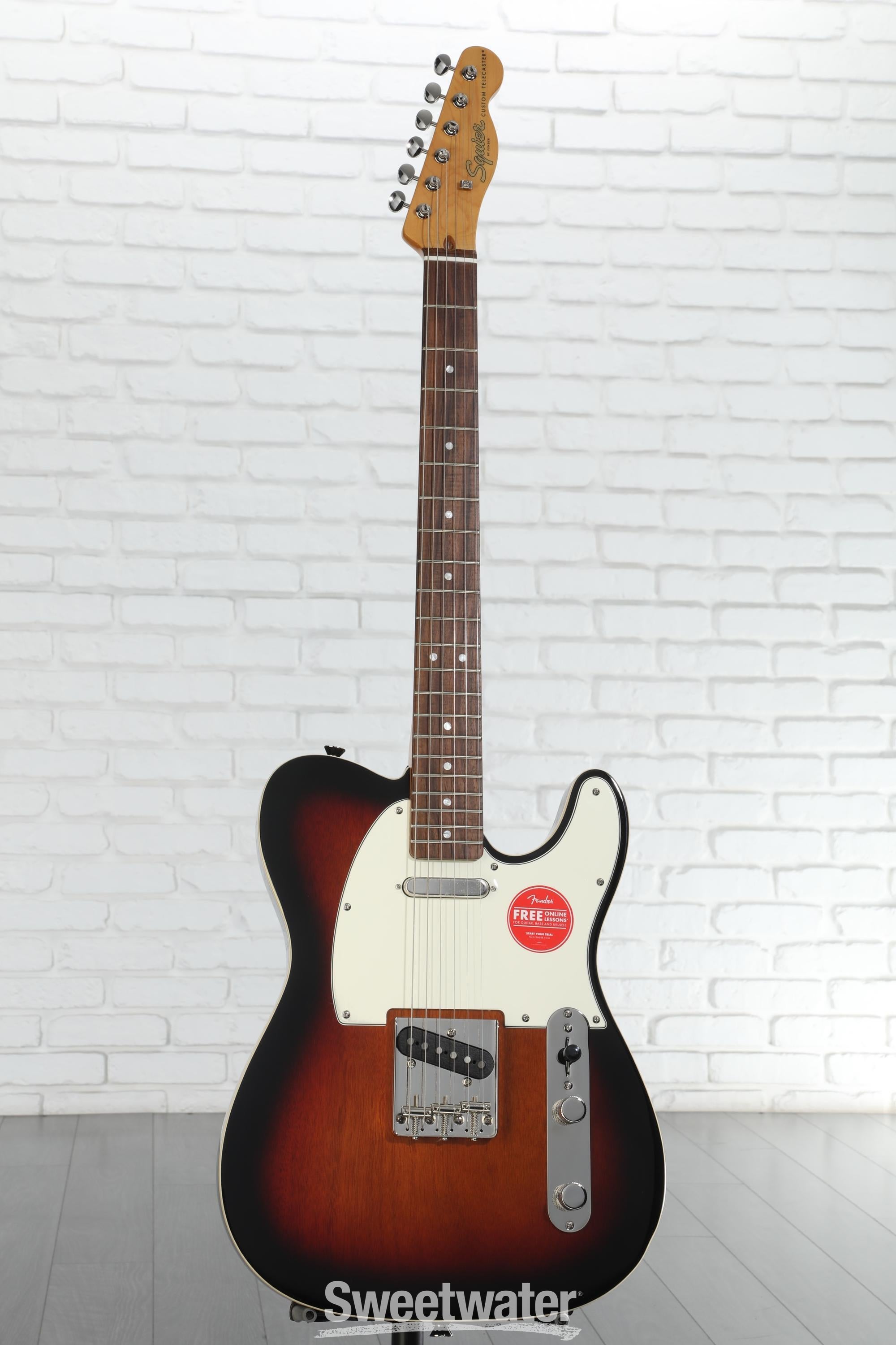 ギター Squier ClassicVibe60s Telecaster custom Squier Classic Vibe 60's Telecaster Custom - 3-Tone Sunburst