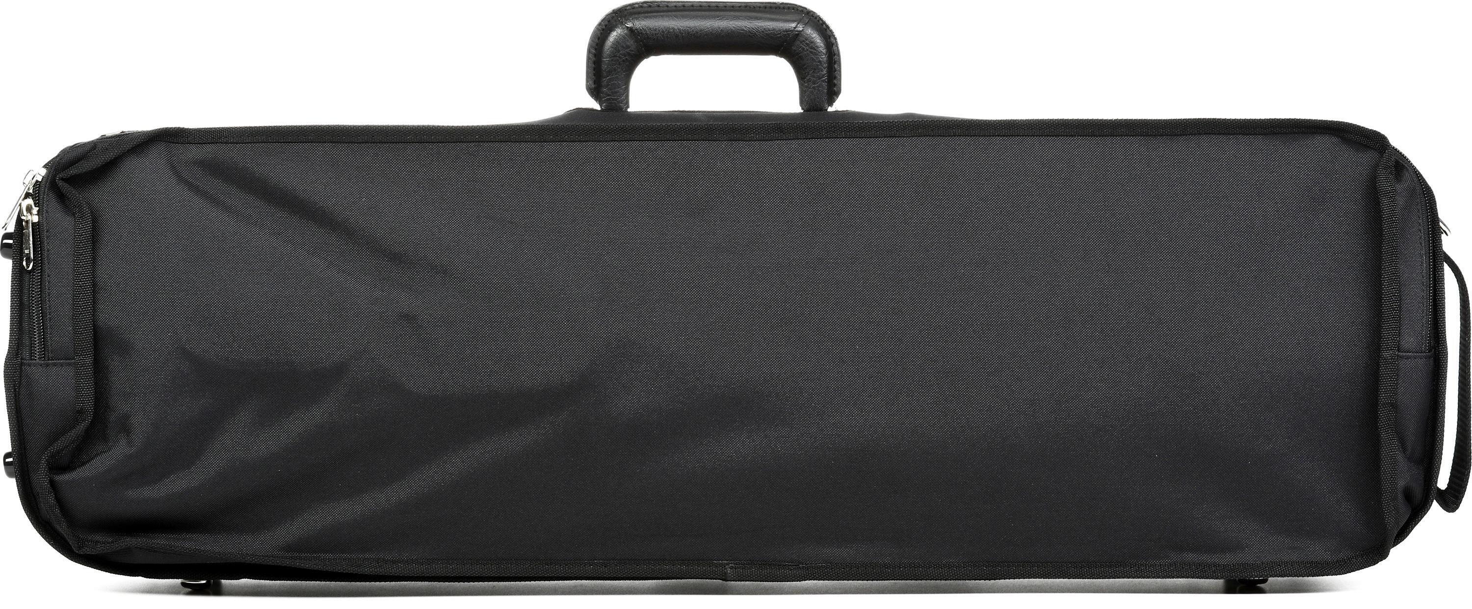 Photo of Bobelock B1017 Hill Style 4/4 Violin Case - Black with Wine Interior