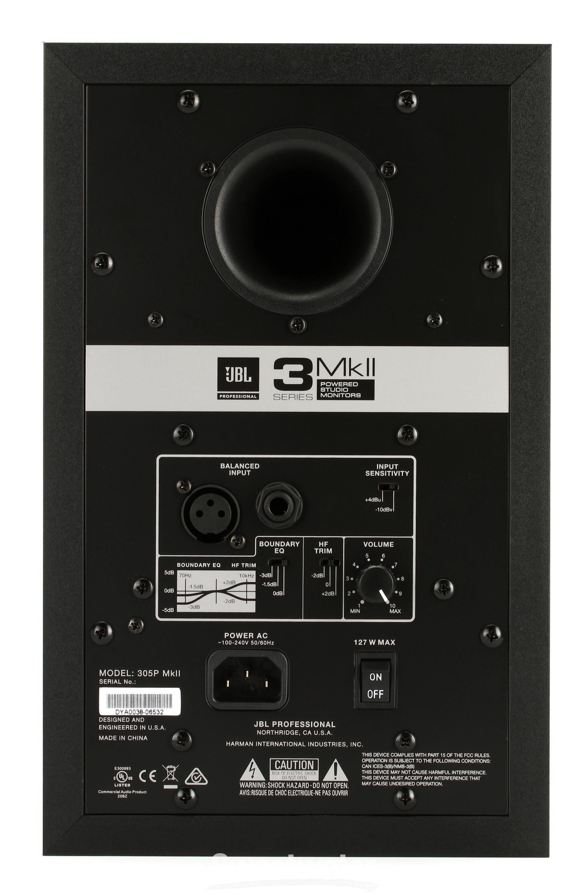 JBL 305P MkII 5-inch Powered Studio Monitor Pair