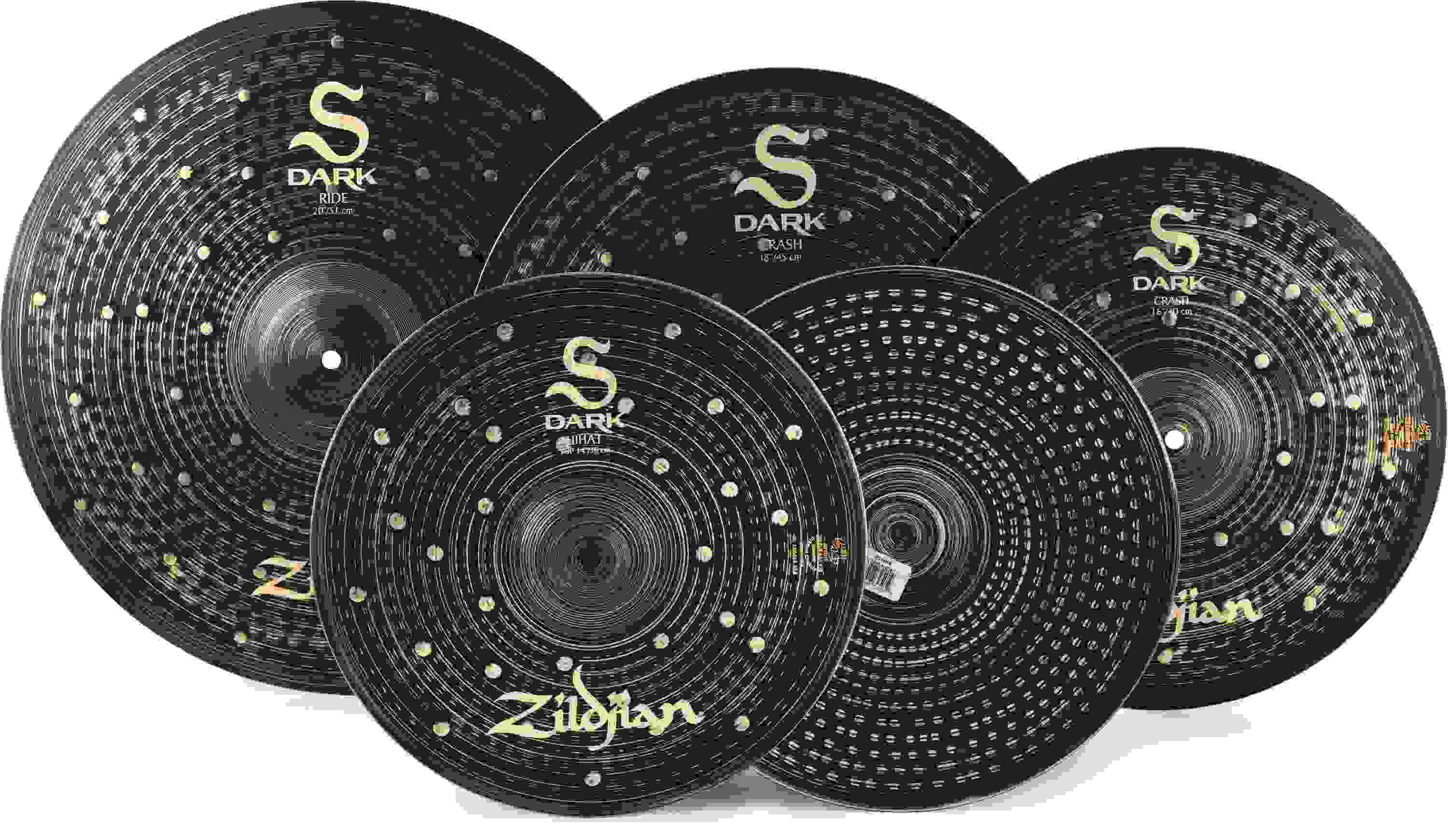 Zildjian S Dark 4-piece Cymbal Pack