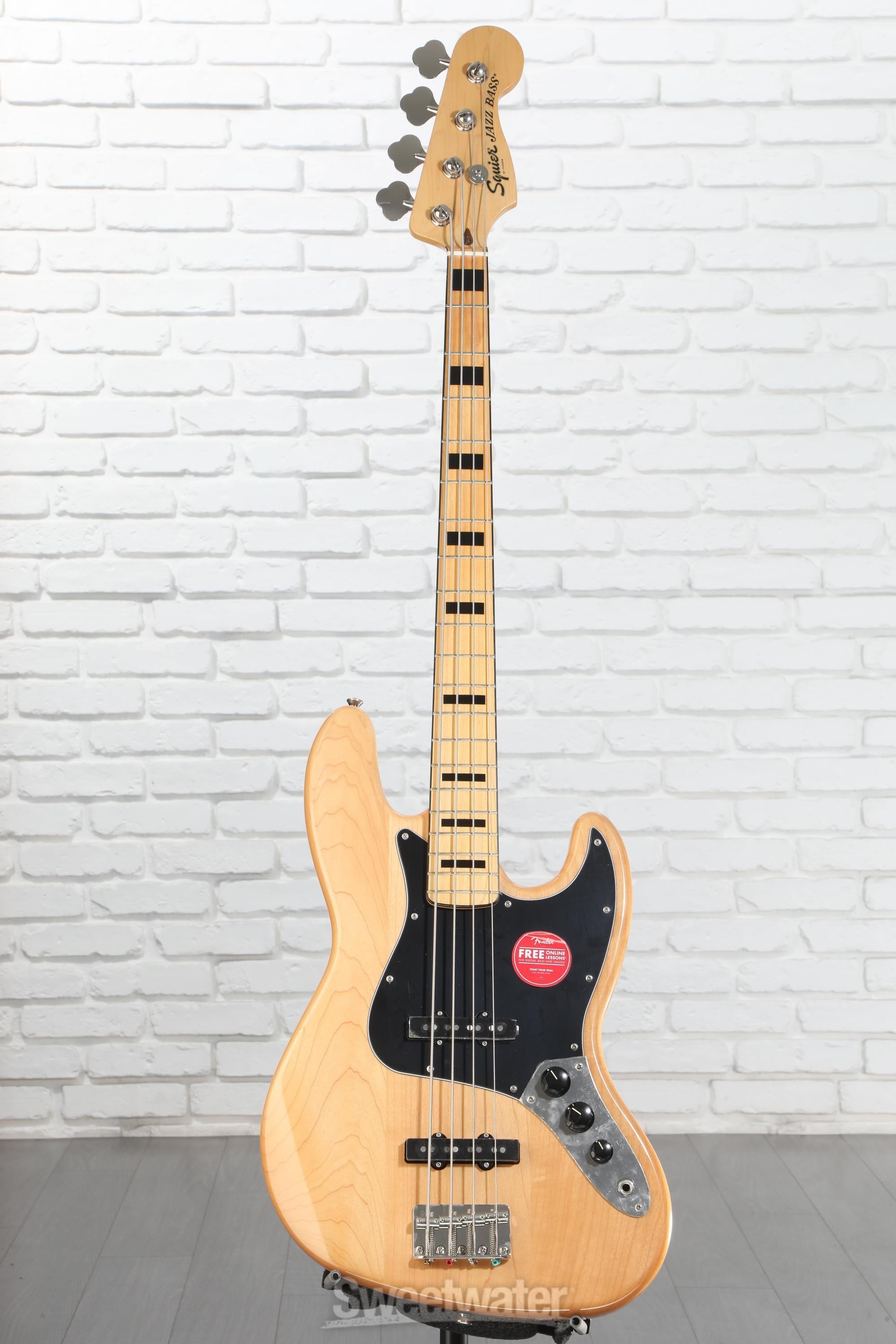 Squier Classic Vibe '70s Jazz Bass - Natural | Sweetwater