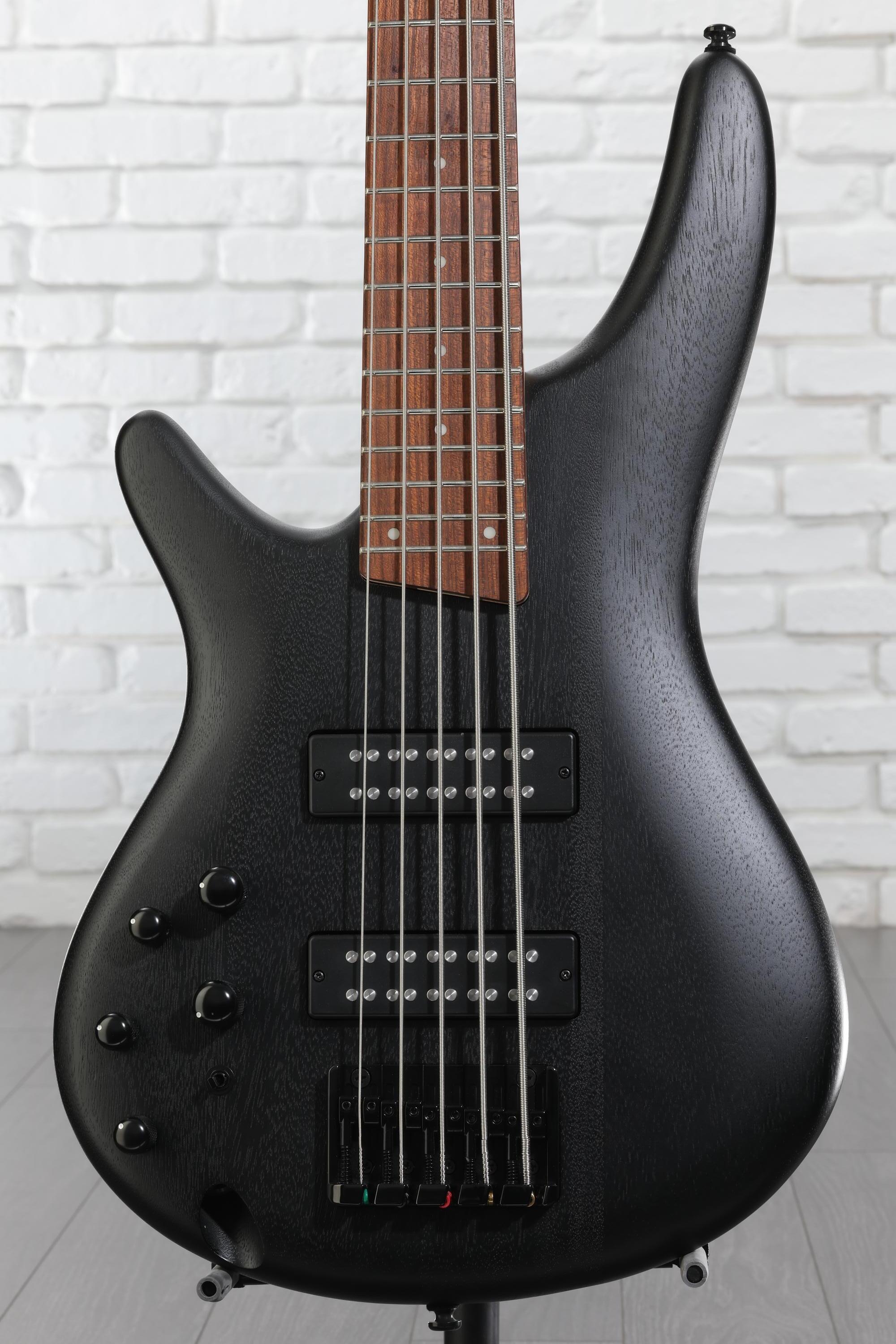 Ibanez Standard SR305EBL Left-handed Bass Guitar - Weathered Black