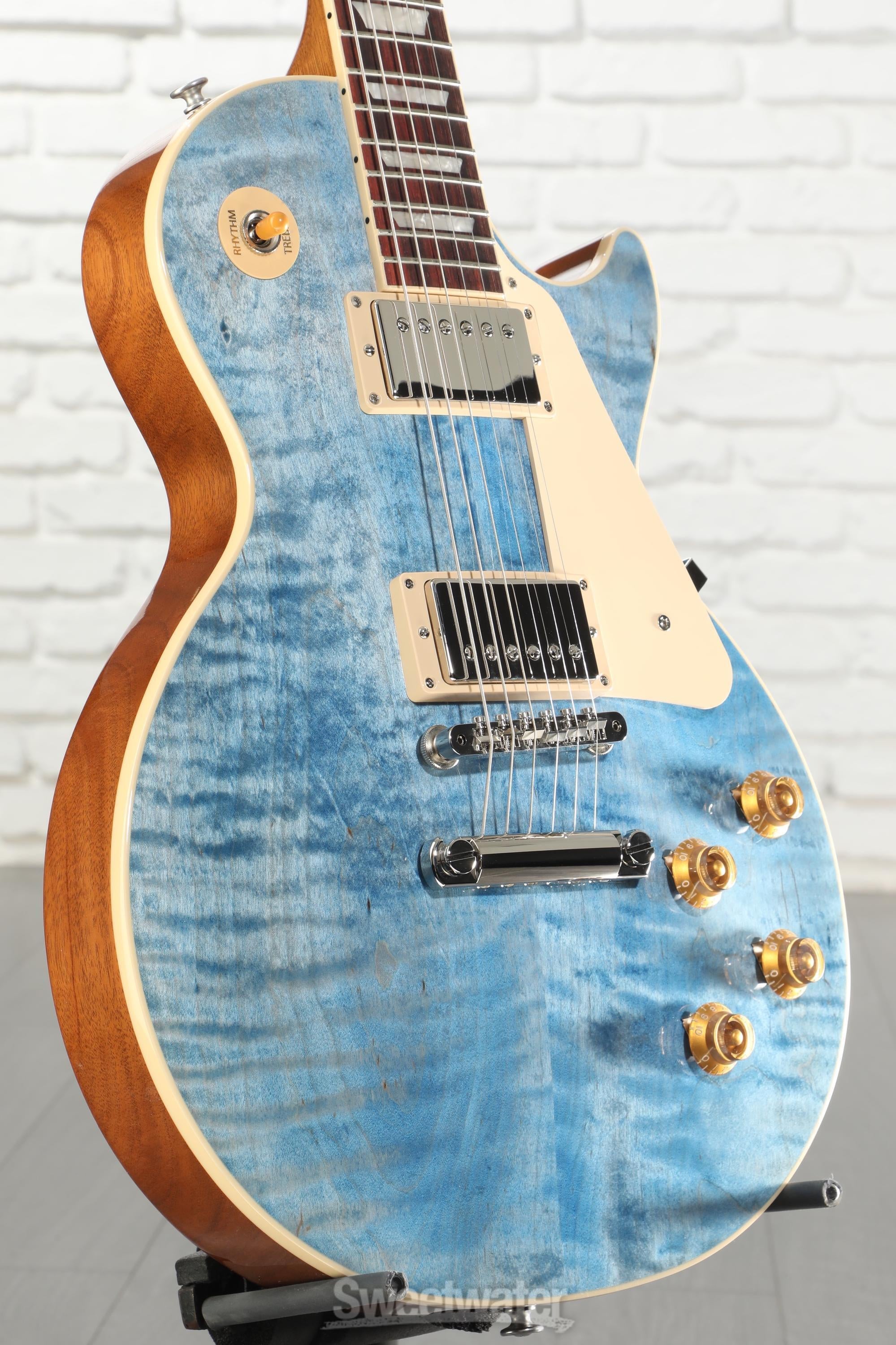 Gibson Les Paul Standard '50s Figured Top Electric Guitar - Ocean
