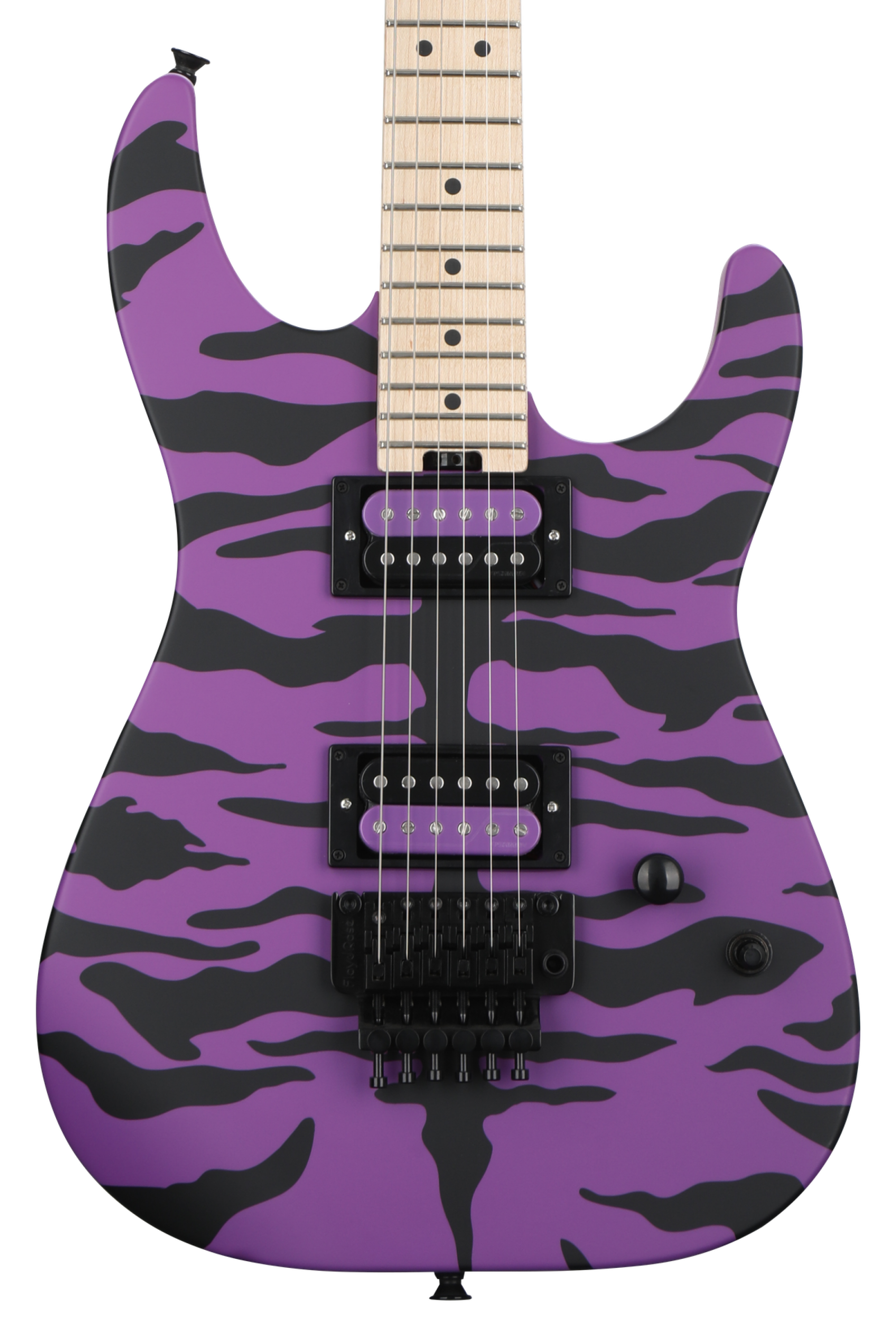 激レア　Charvel Traditional シリーズ エレキギター　パープル Charvel Satchel Signature Pro-Mod DK - Purple Bengal | Sweetwater