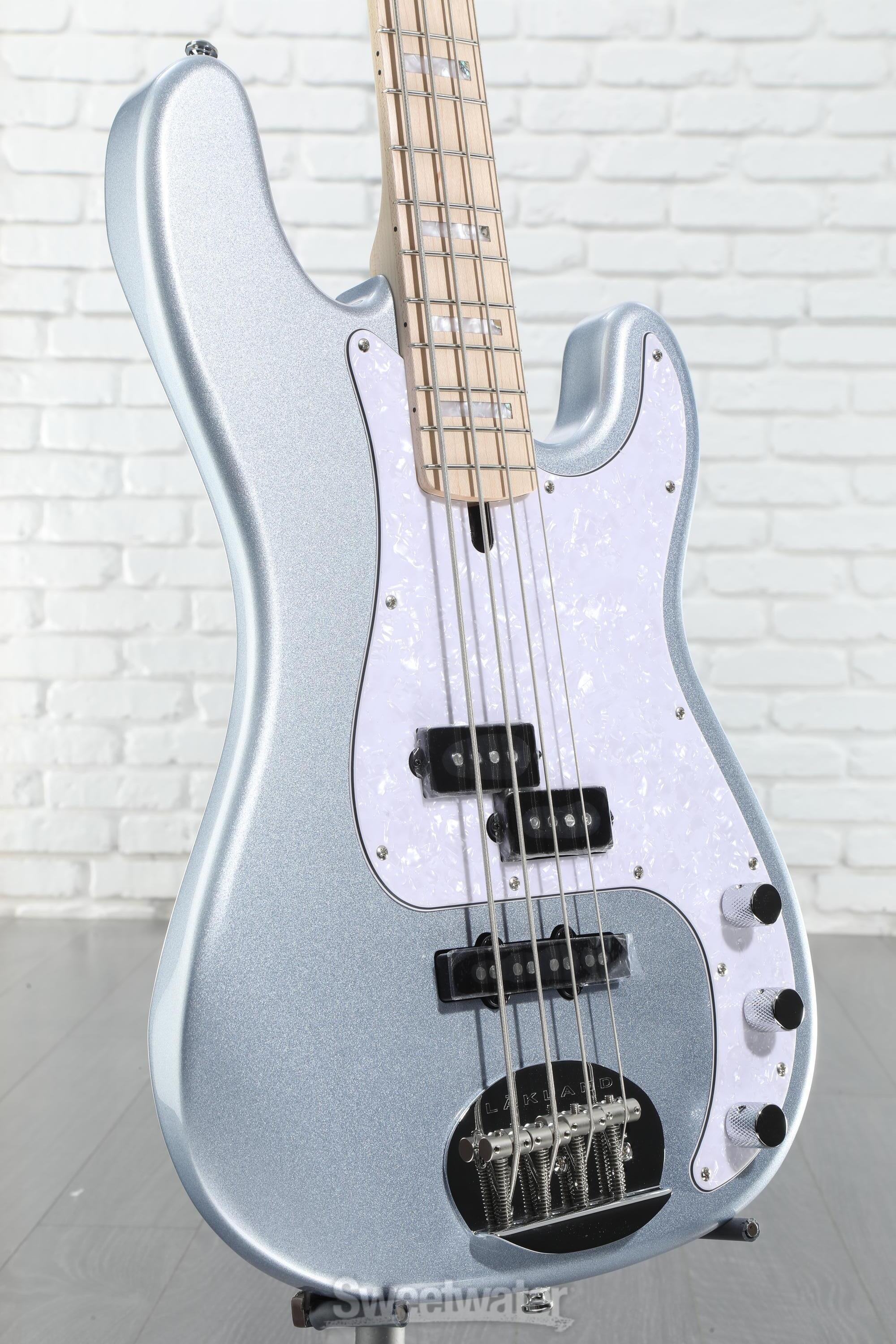 Lakland Skyline 44-64 Custom PJ Ash Bass Guitar - Ice Blue