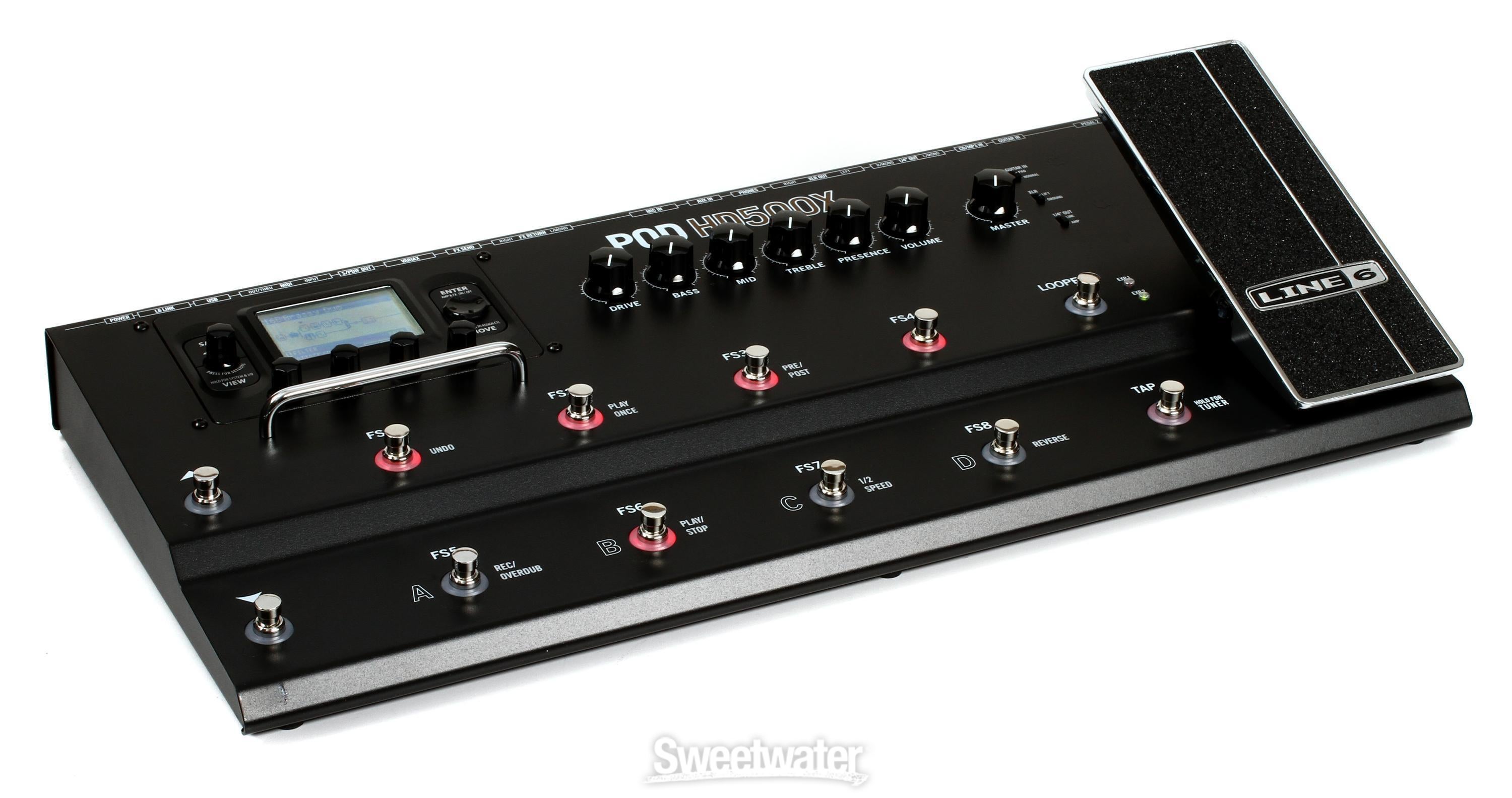 Line 6 POD HD500X Guitar Multi-effects Floor Processor Reviews | Sweetwater