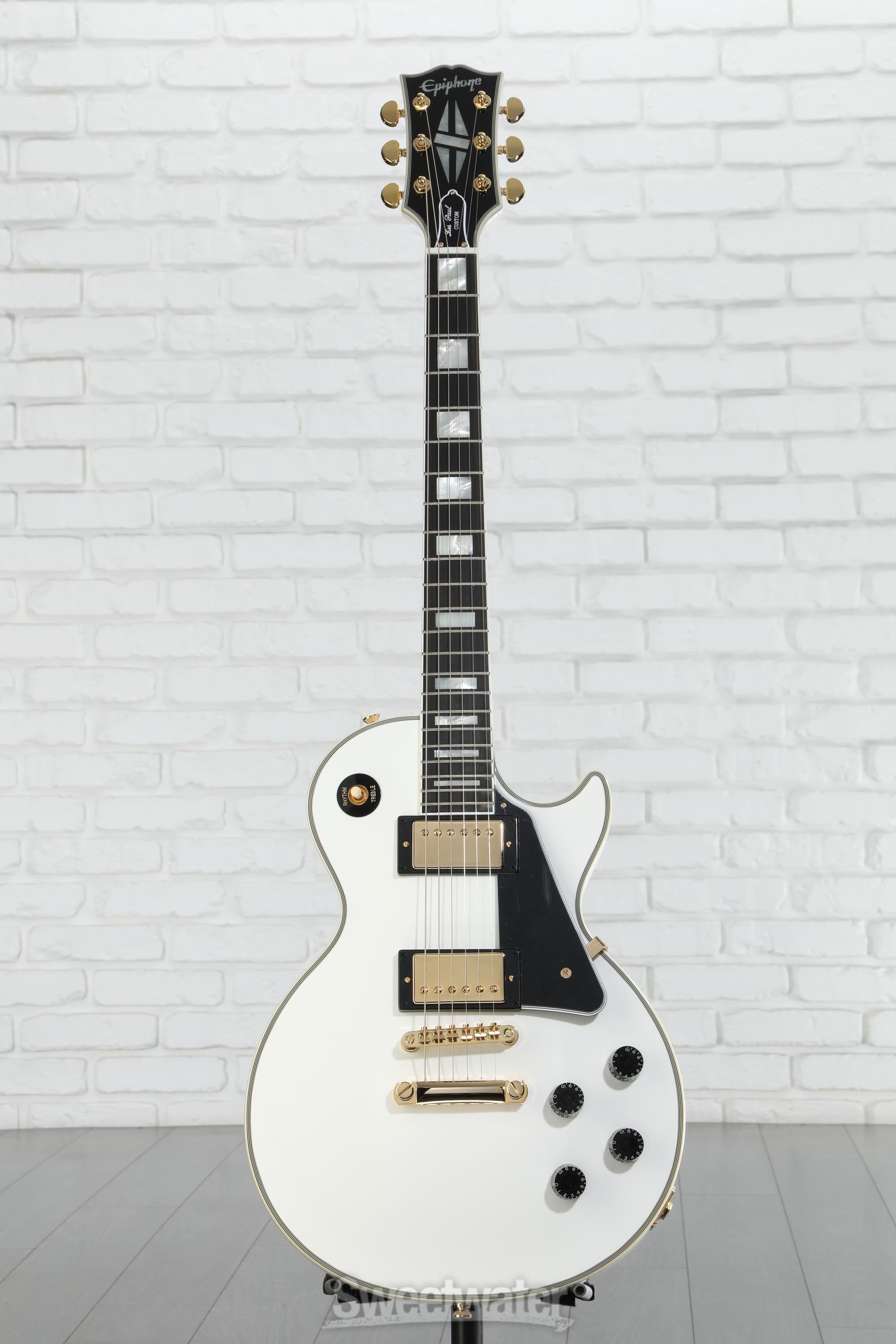Epiphone Les Paul Custom Electric Guitar - Alpine White