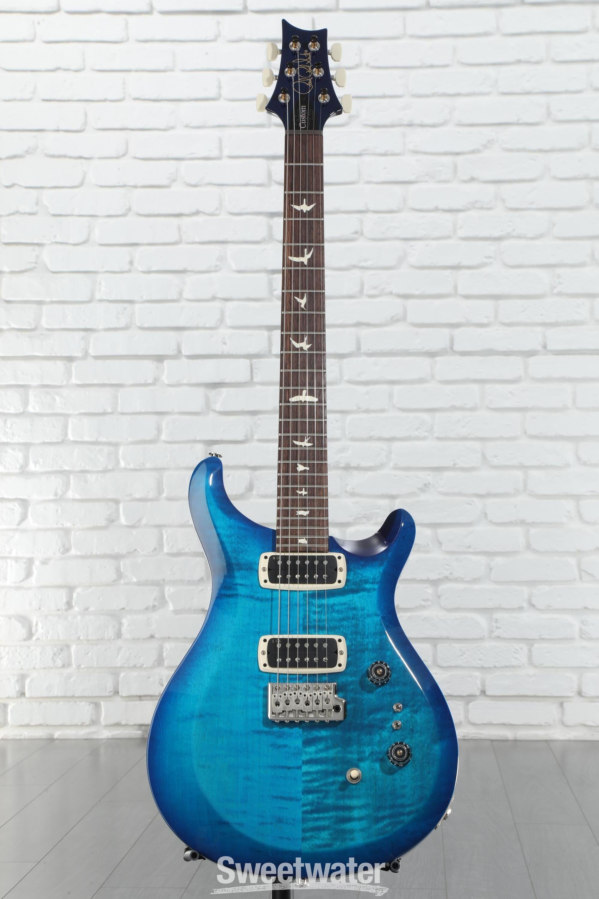 PRS S2 Custom 24 ギター PRS S2 Custom 24-08 Electric Guitar - Lake Blue | Sweetwater