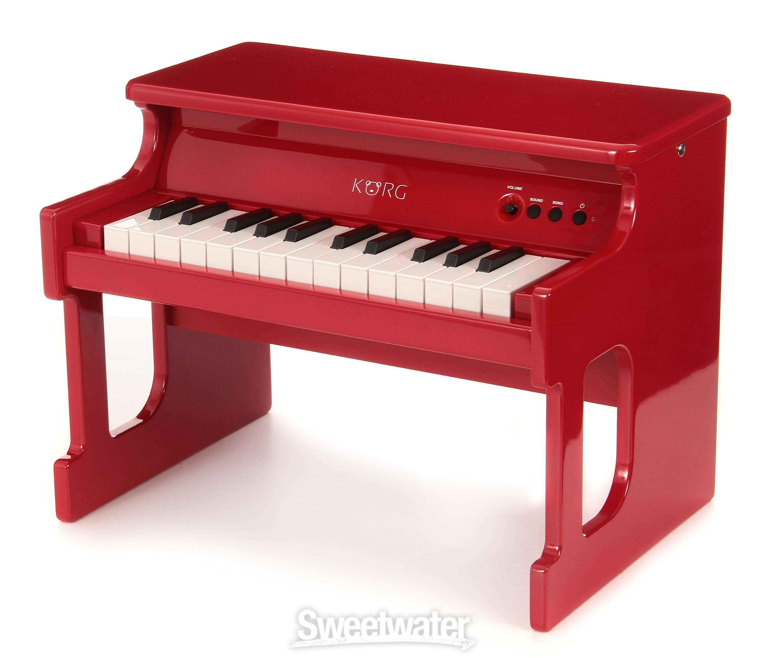 Korg tinyPiano Digital Toy Piano - Red | Sweetwater