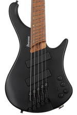 Photo of Ibanez Bass Workshop EHB1005MS Bass Guitar - Black Flat