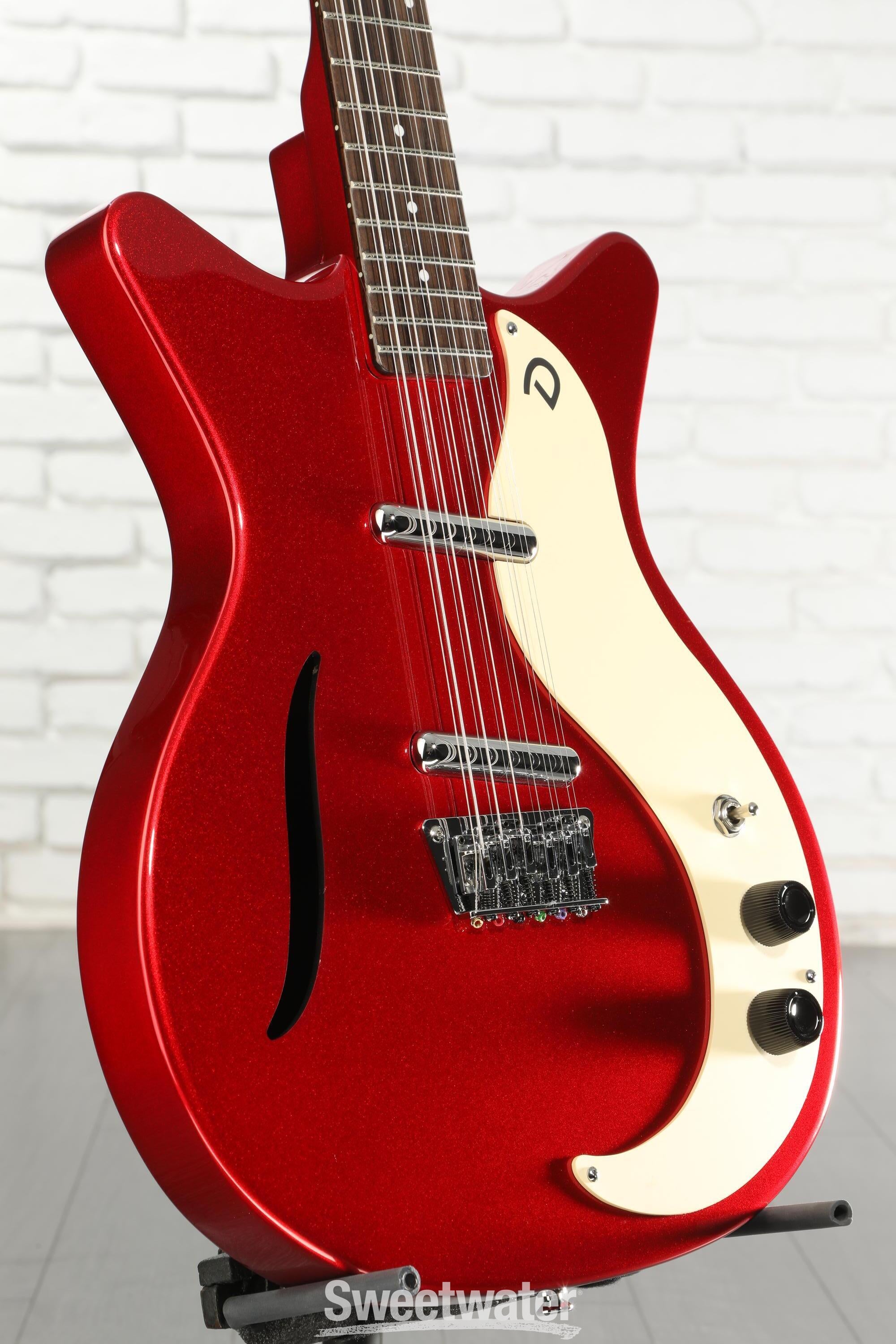 Danelectro Vintage 12 String Electric Guitar - Red Metallic