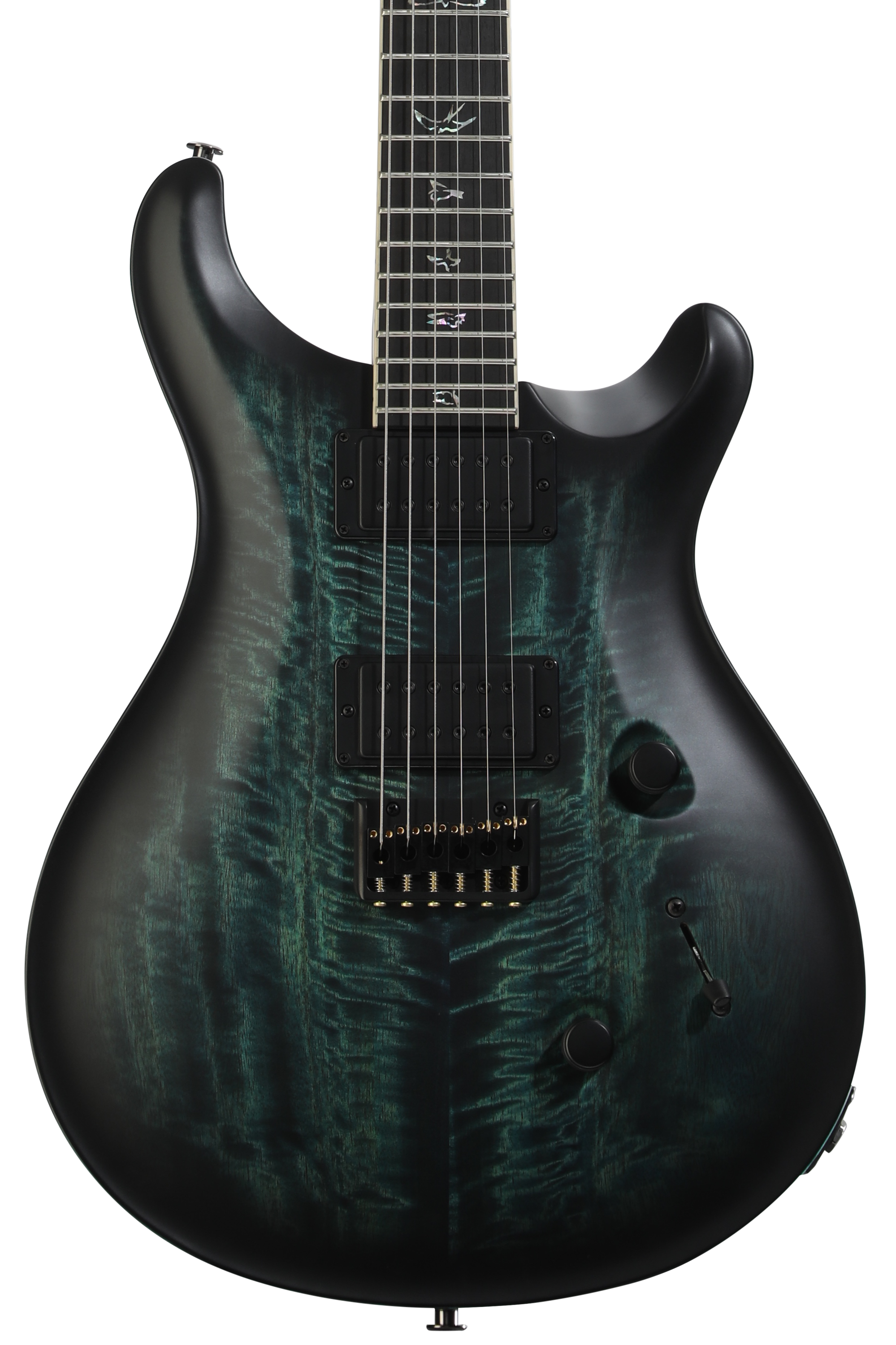 ￼希少！PRS Maccarty SC594 SOAPBAR PRS McCarty 594 Singlecut Soapbar - Charcoal Burst | Sweetwater