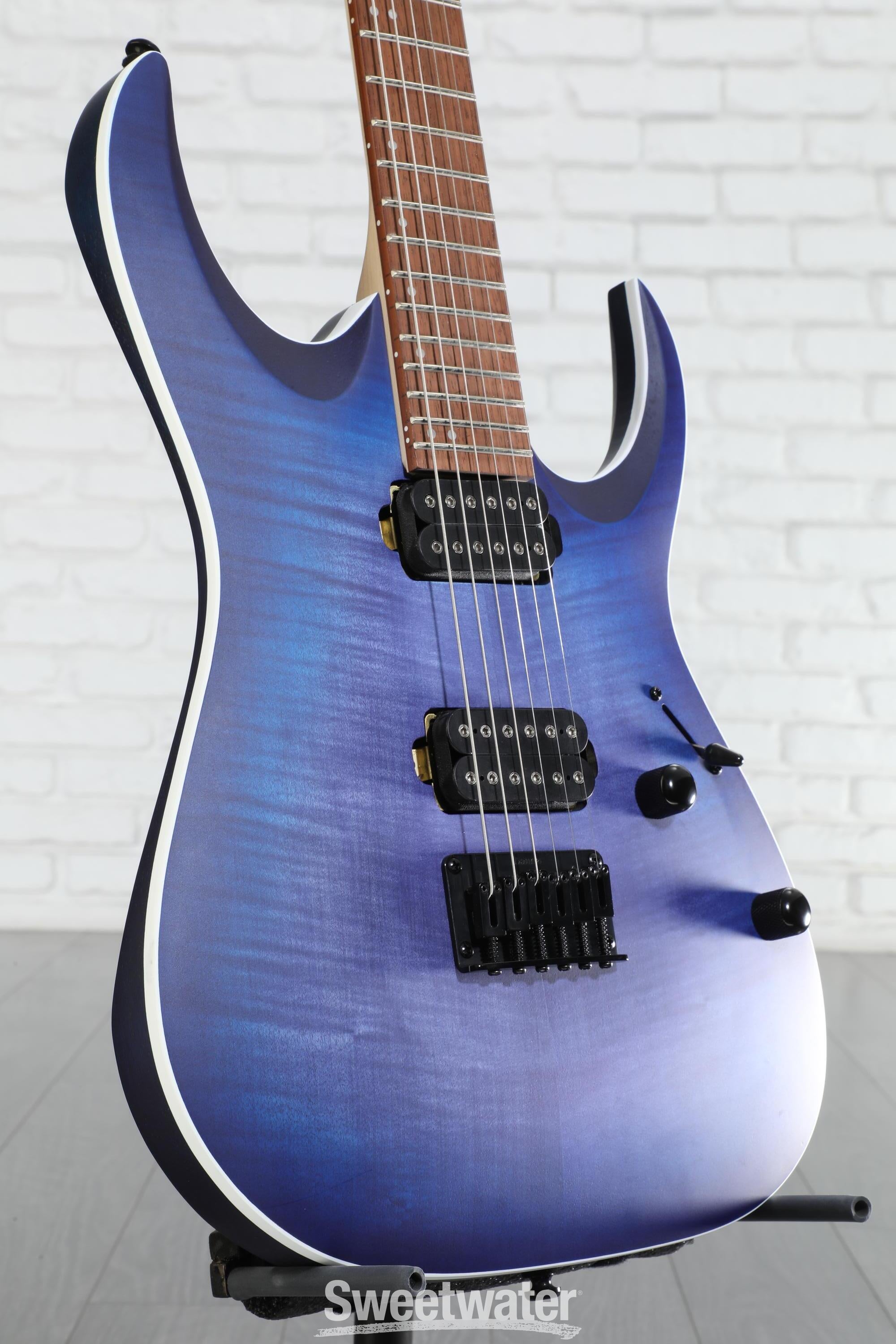 Ibanez RGA42FM - Blue Lagoon Burst Flat | Sweetwater