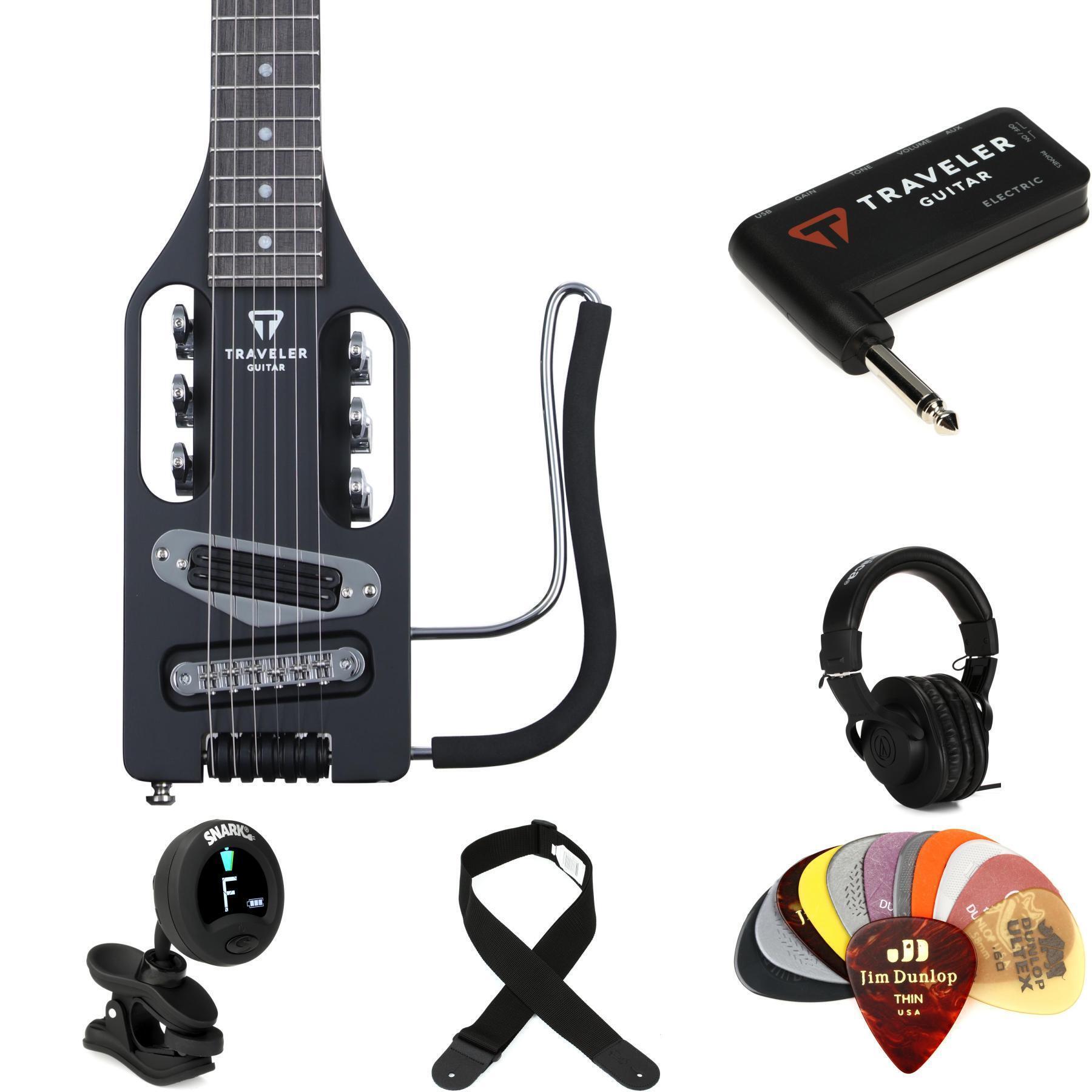 Electric guitar through discount headphones