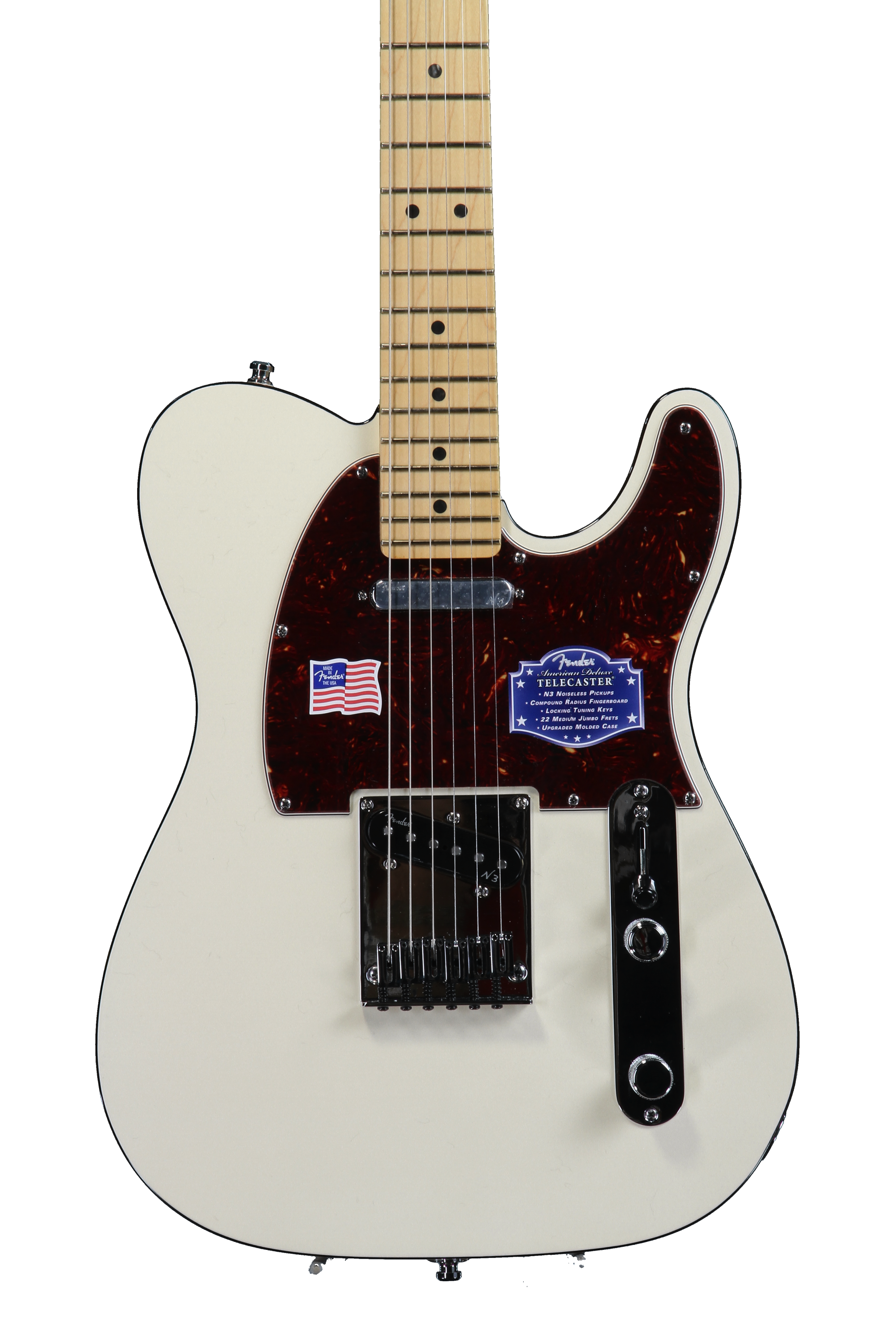 Fender American Deluxe Telecaster - Olympic Pearl, Maple 