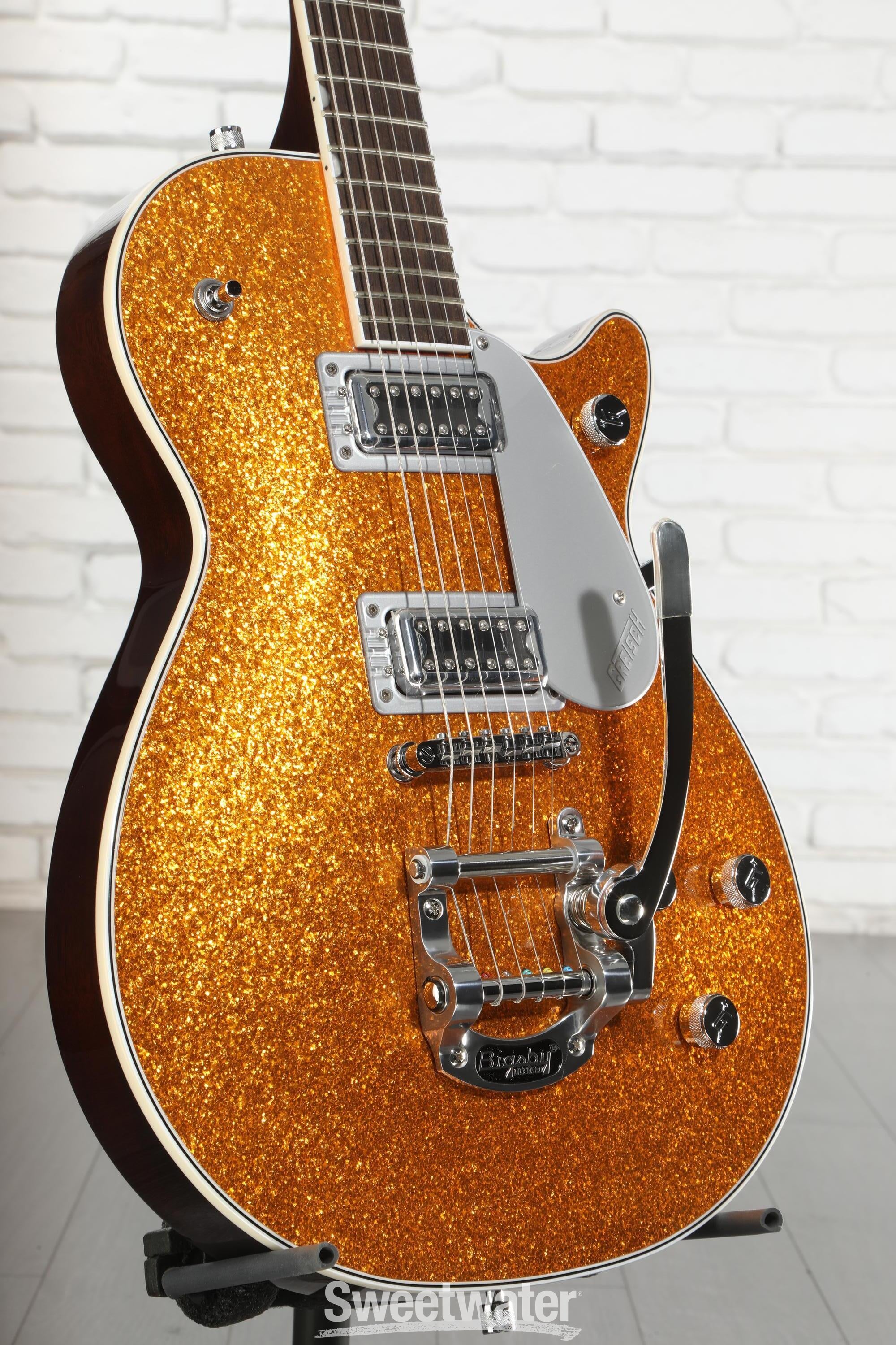 Gretsch Electromatic Jet Electric Guitar - Gold Sparkle | Sweetwater