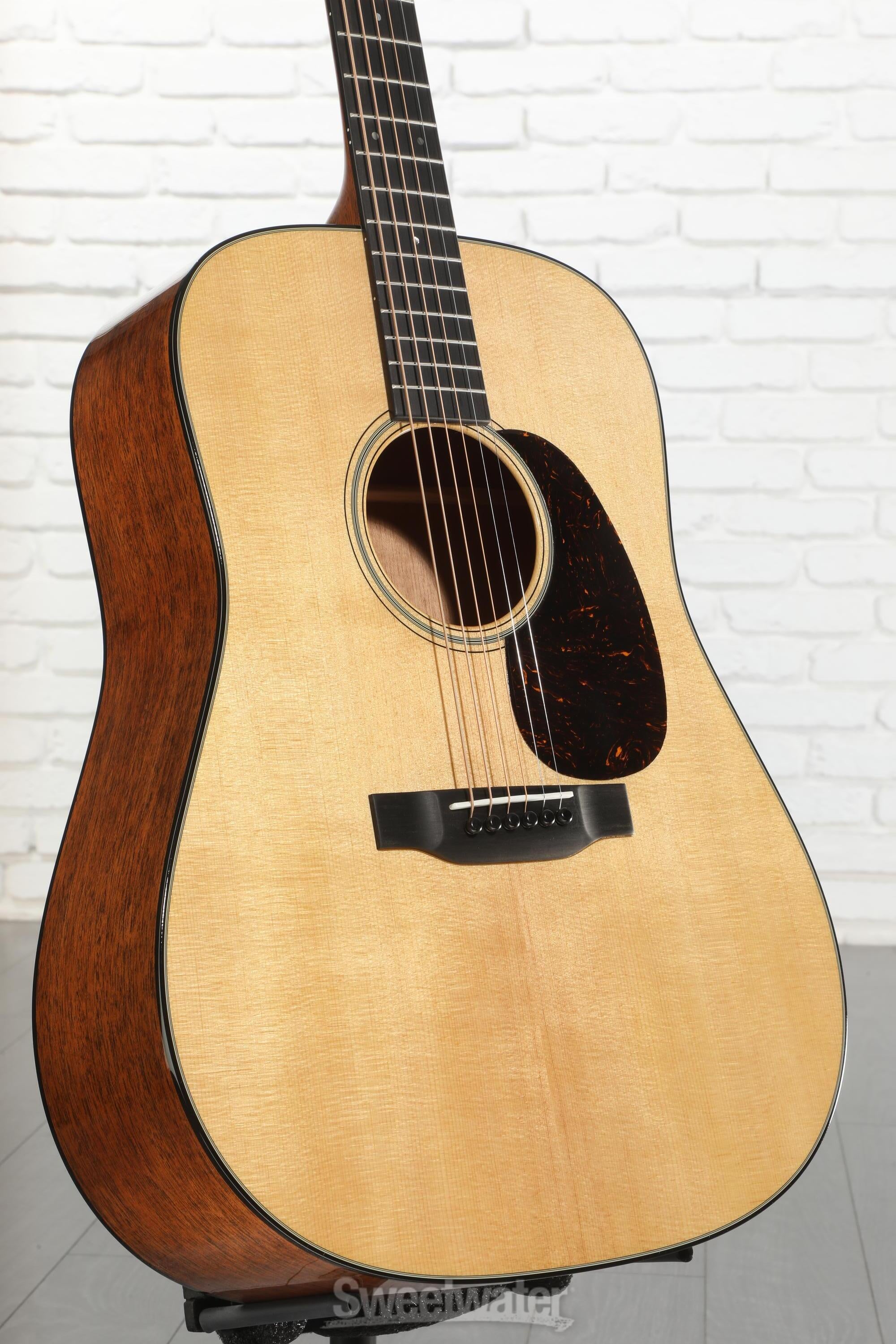 Martin D-18 Standard Series Acoustic Guitar - Natural with Aging
