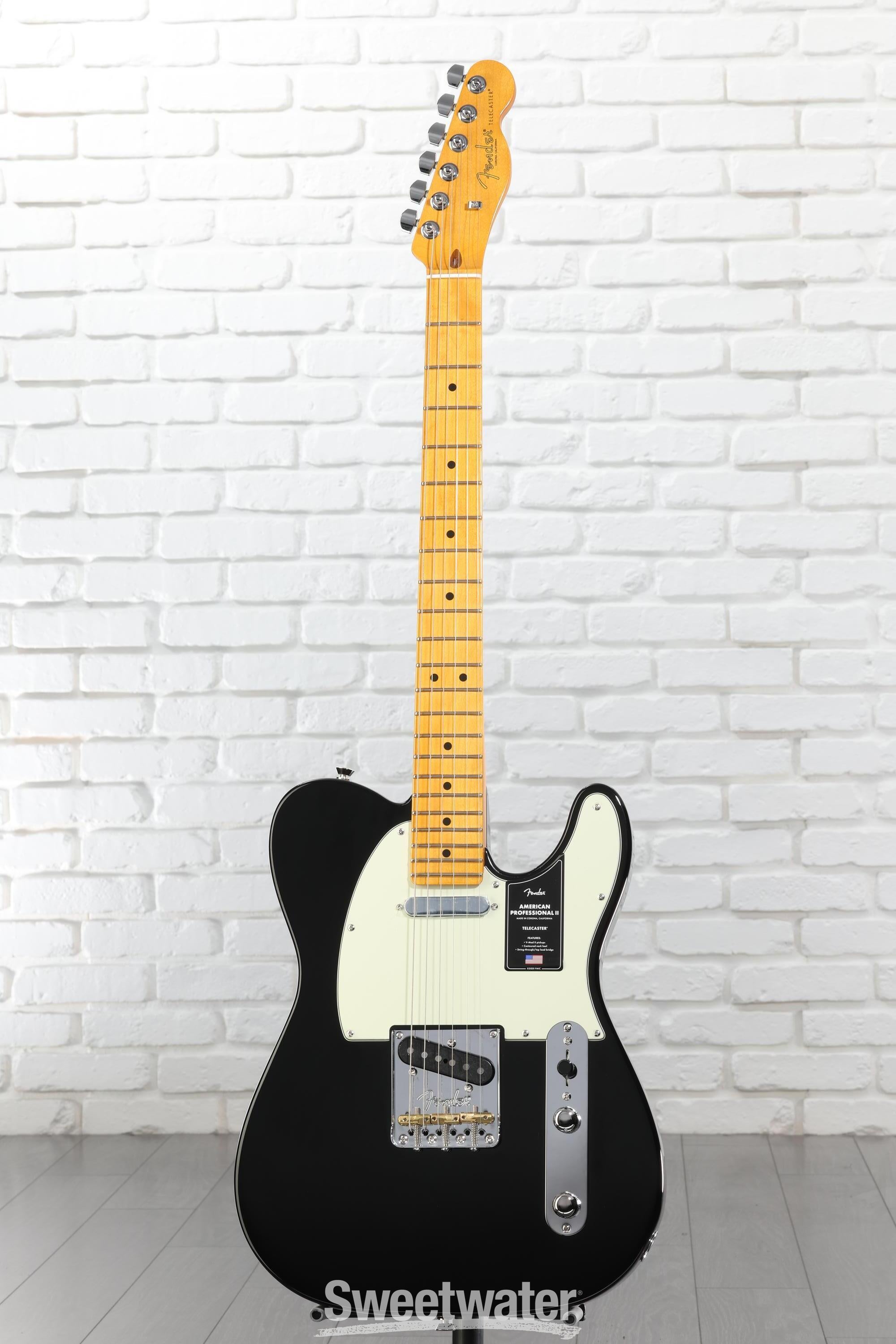 Fender American Professional II Telecaster - Black with Maple