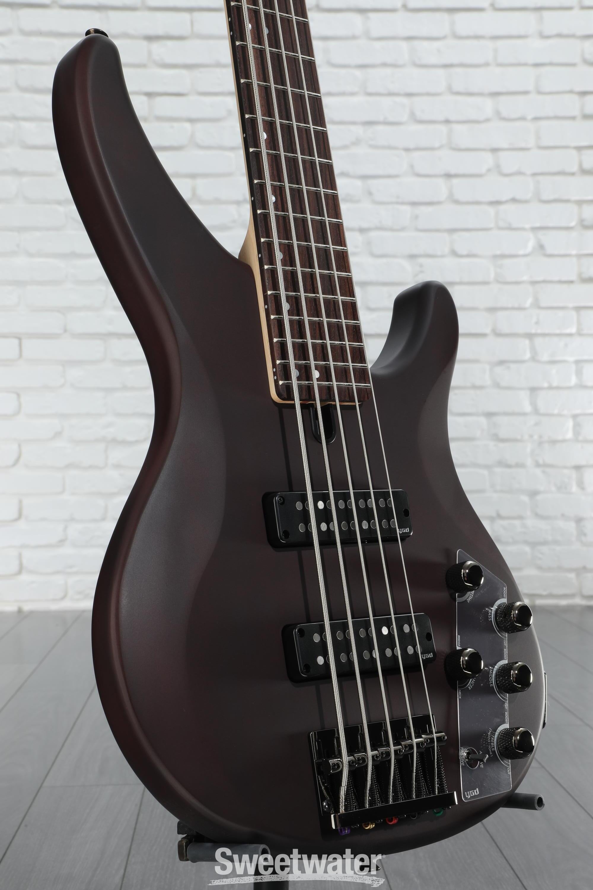 Yamaha TRBX505 5-string Bass Guitar - Translucent Brown