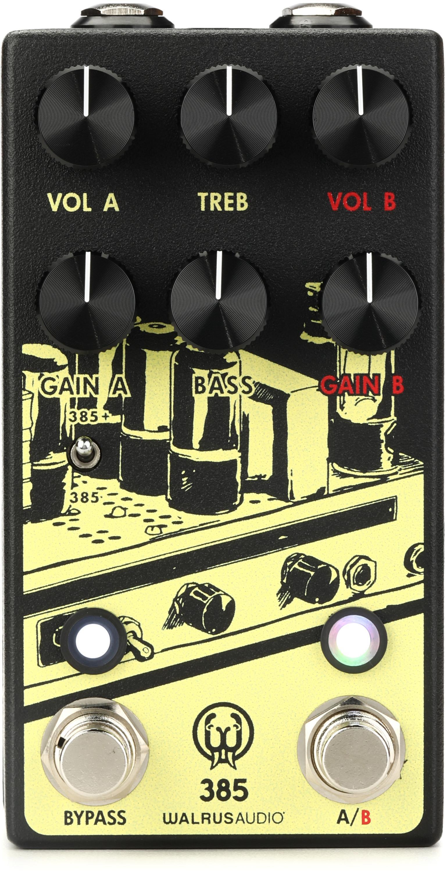Walrus Audio 385 Overdrive MkII Effects Pedal - Yellow | Sweetwater