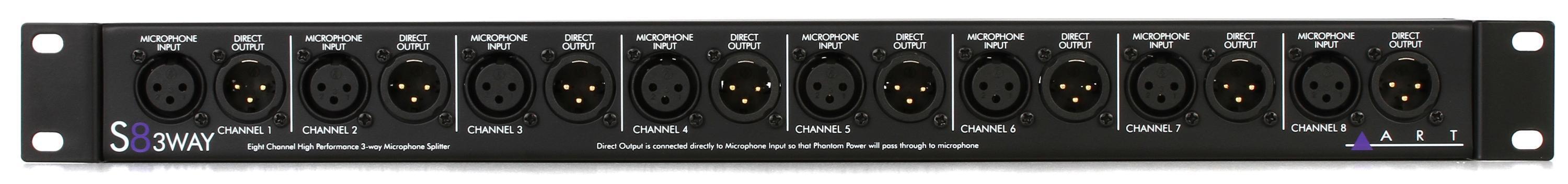 ART S8 8-channel Microphone Splitter | Sweetwater