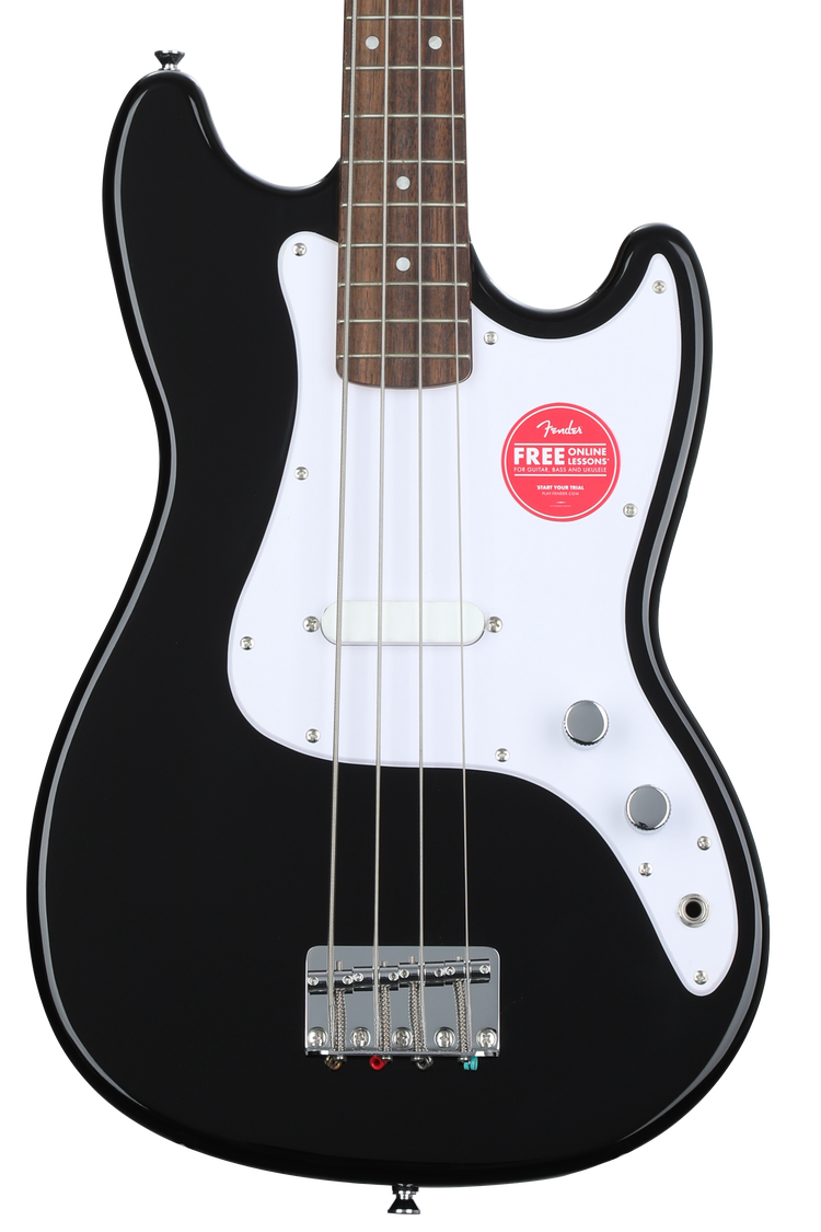 Squier Sonic Bronco Bass - Black, Laurel Fingerboard | Sweetwater