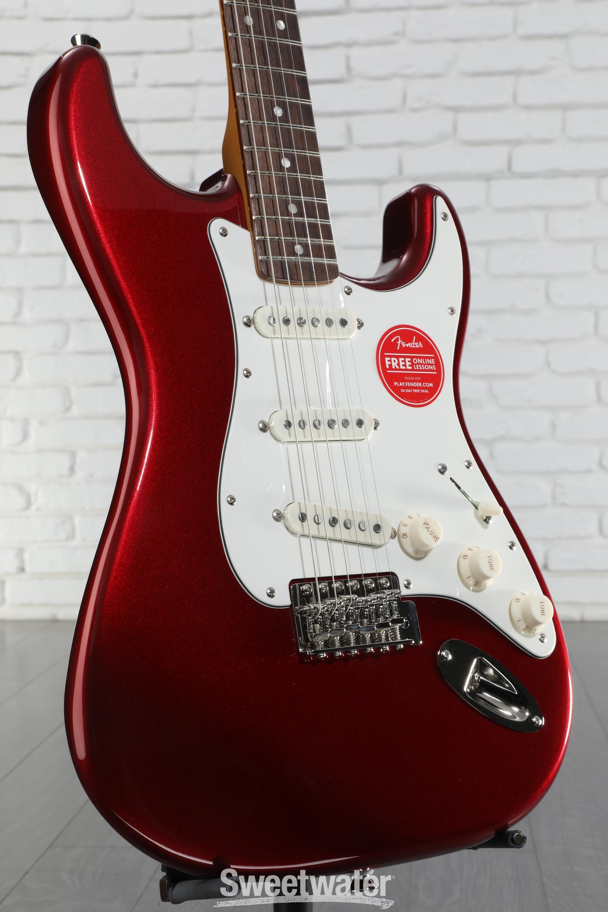 ギター Squier classic vibe 60s stratocaster Squier CLASSIC VIBE '60S STRATOCASTER (Candy Apple Red