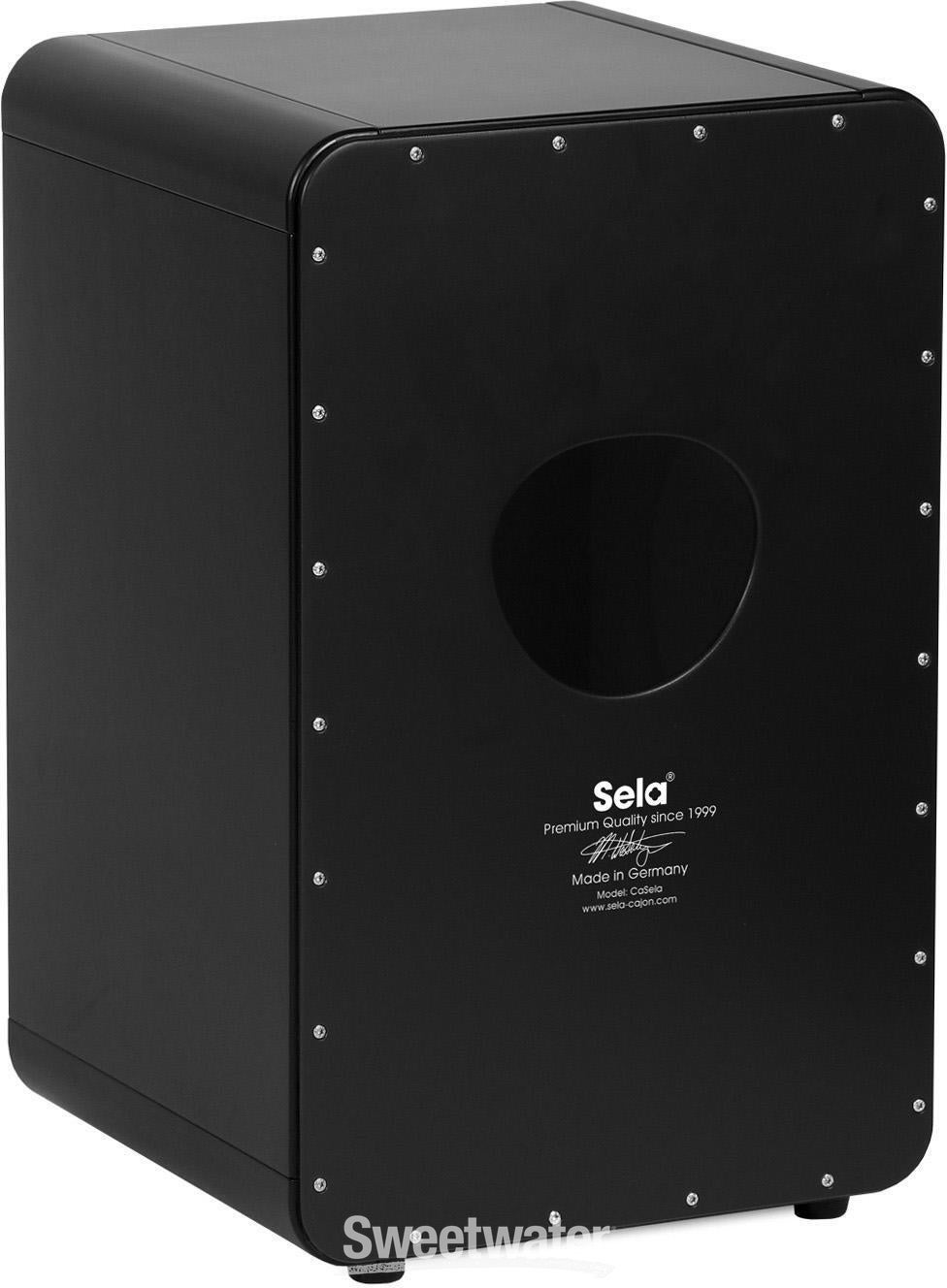 Sela CaSela Snare Cajon - Black/Dark Nut | Sweetwater