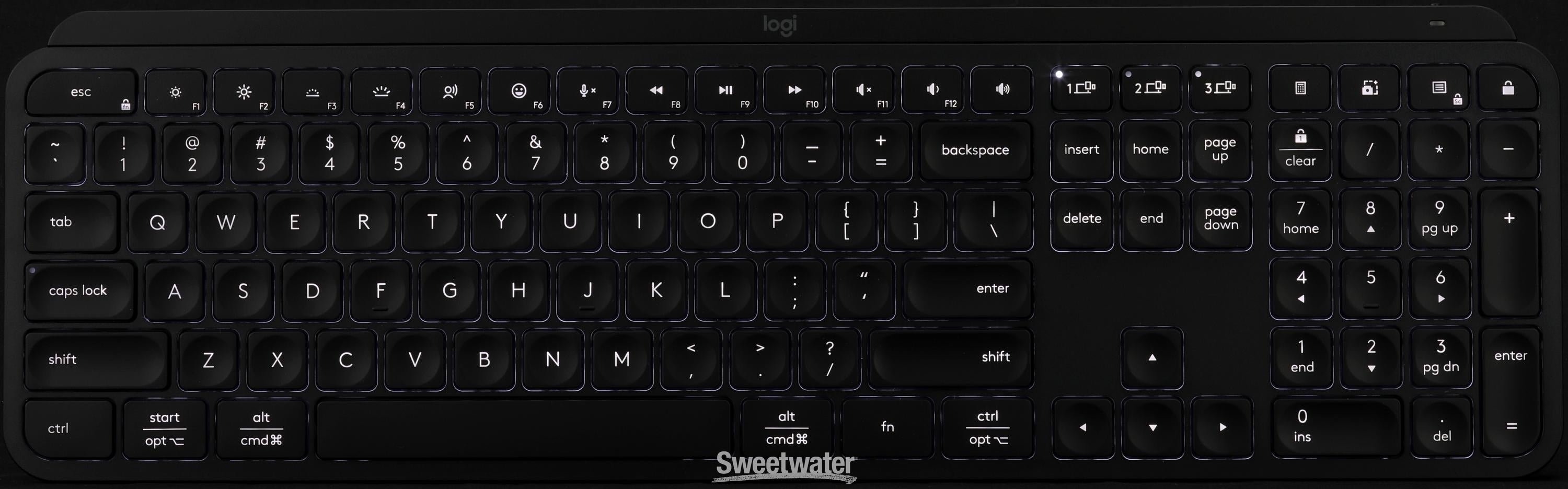 Logitech MX Keys S Keyboard and Mouse Combo for Mac - Black