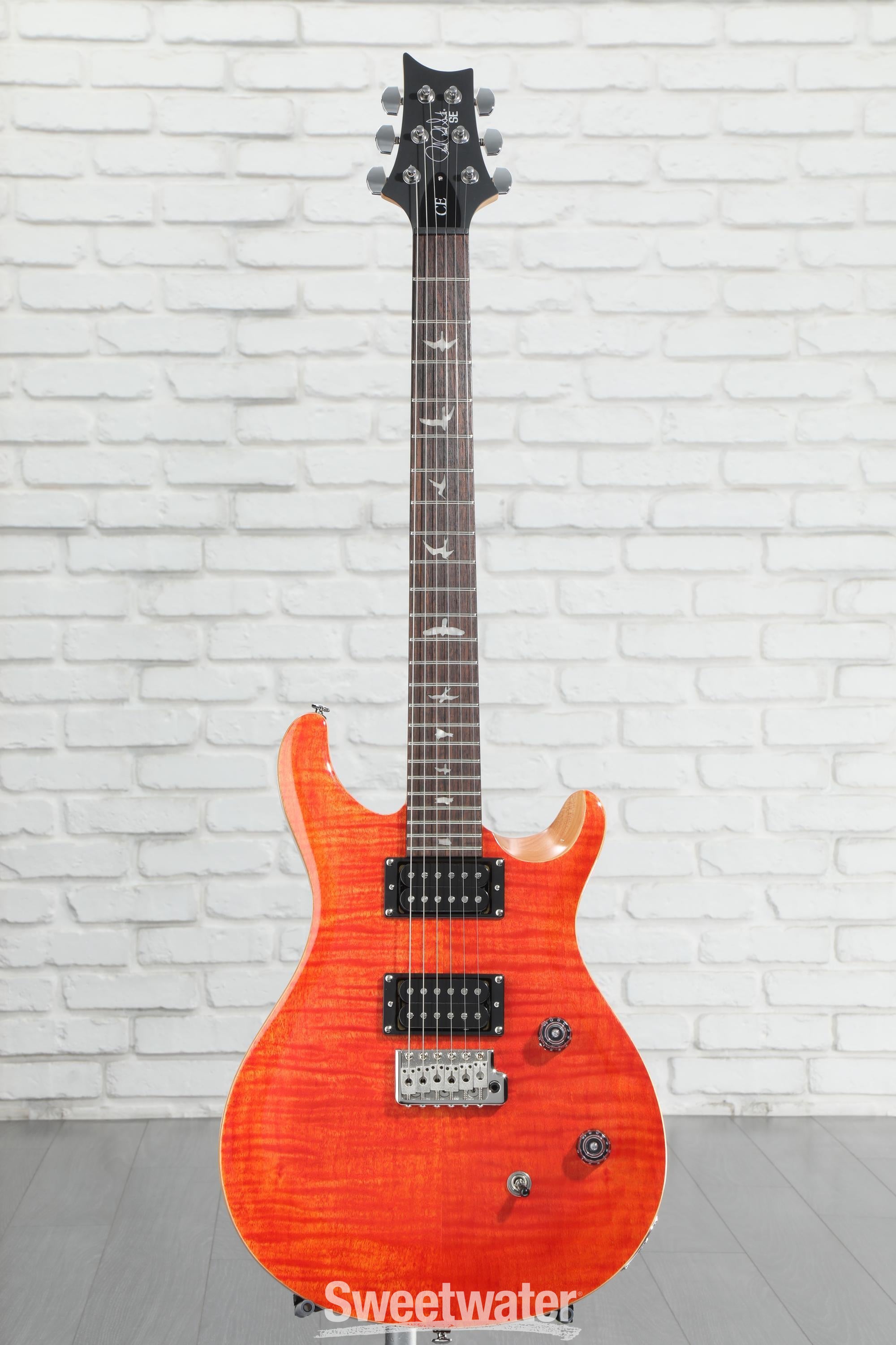 PRS SE CE24 Electric Guitar - Blood Orange | Sweetwater