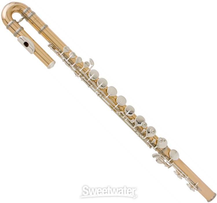 Yamaha YFL-A421B II Alto Flute with Straight and Curved