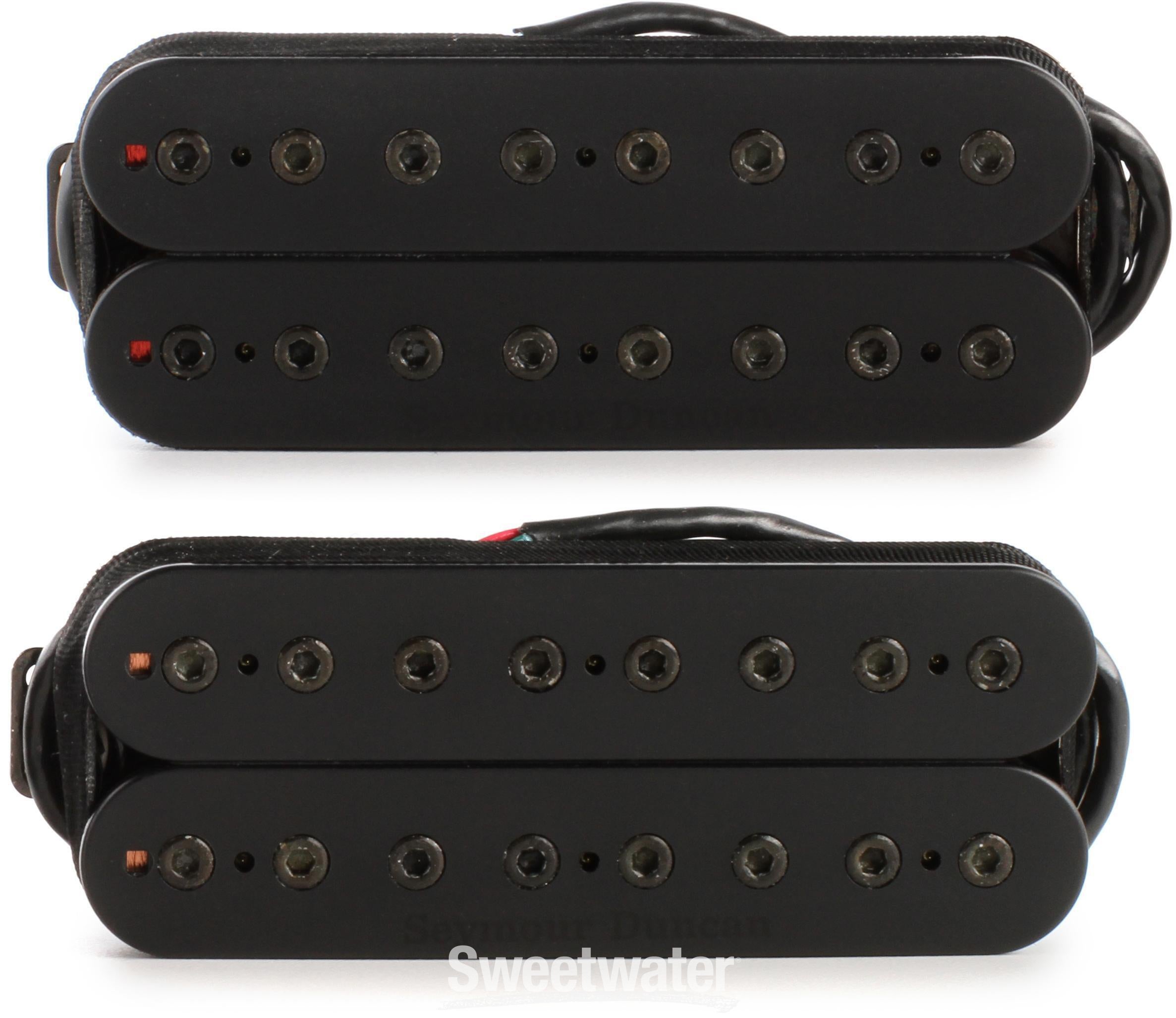 Seymour Duncan Mark Holcomb Alpha and Omega 8 string Signature 2 piece Pickup Set Black