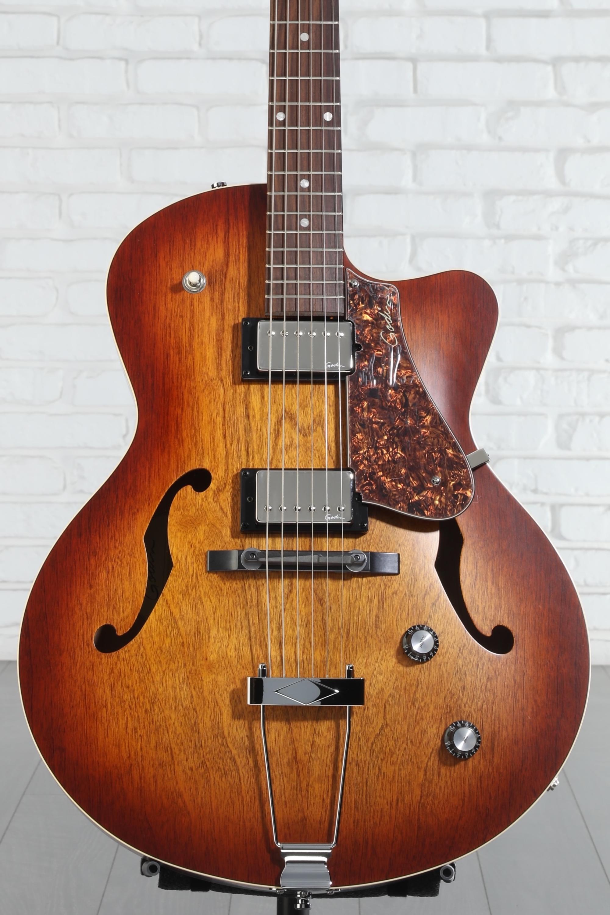 Godin 5th Avenue CW Kingpin II HB Hollowbody Electric Guitar