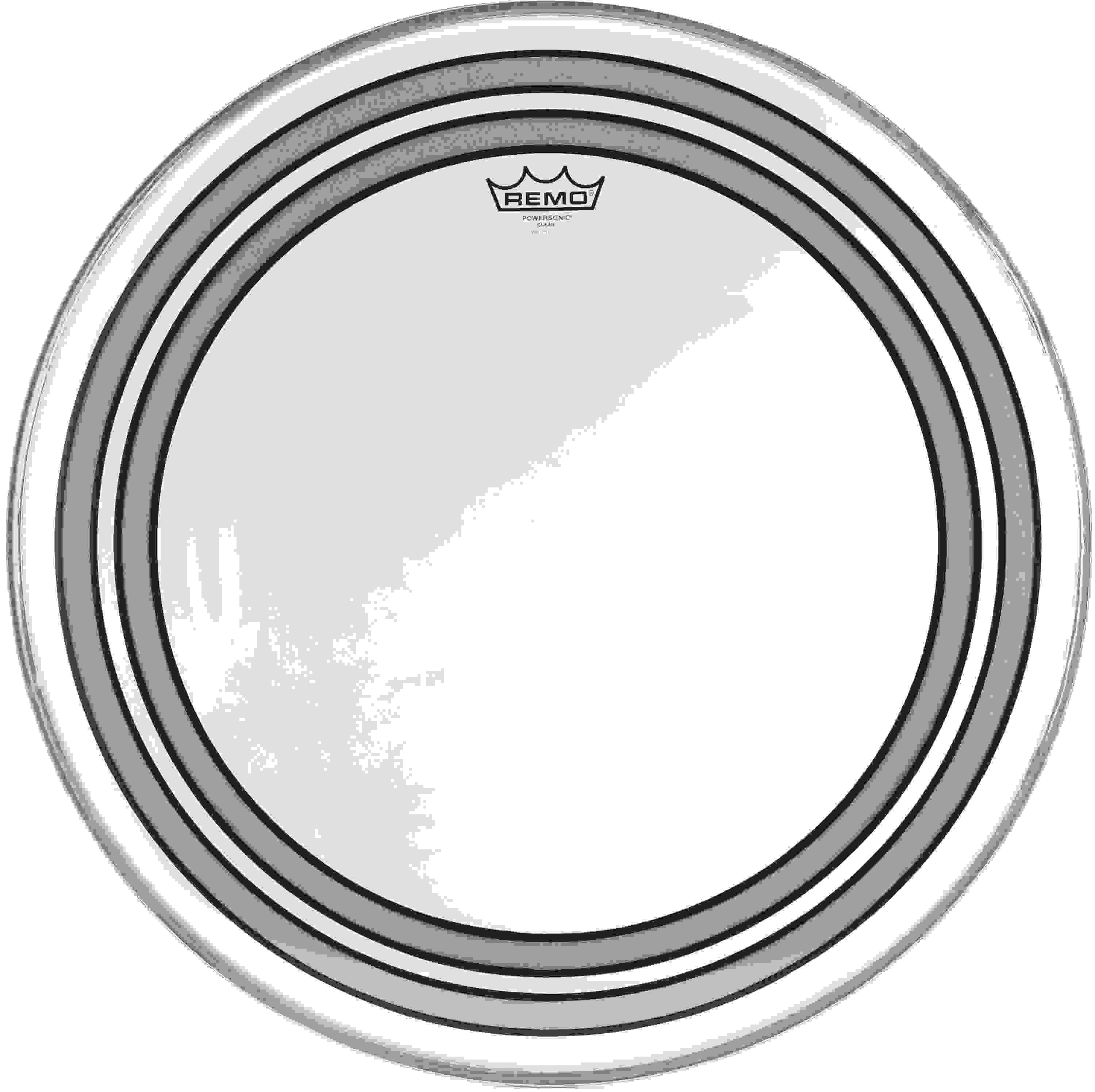 Remo Powersonic Clear Bass Drumhead - 22 inches