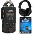 Photo of TASCAM Portacapture X6 High Resolution Adaptive Multi-recorder Portable Podcast Bundle