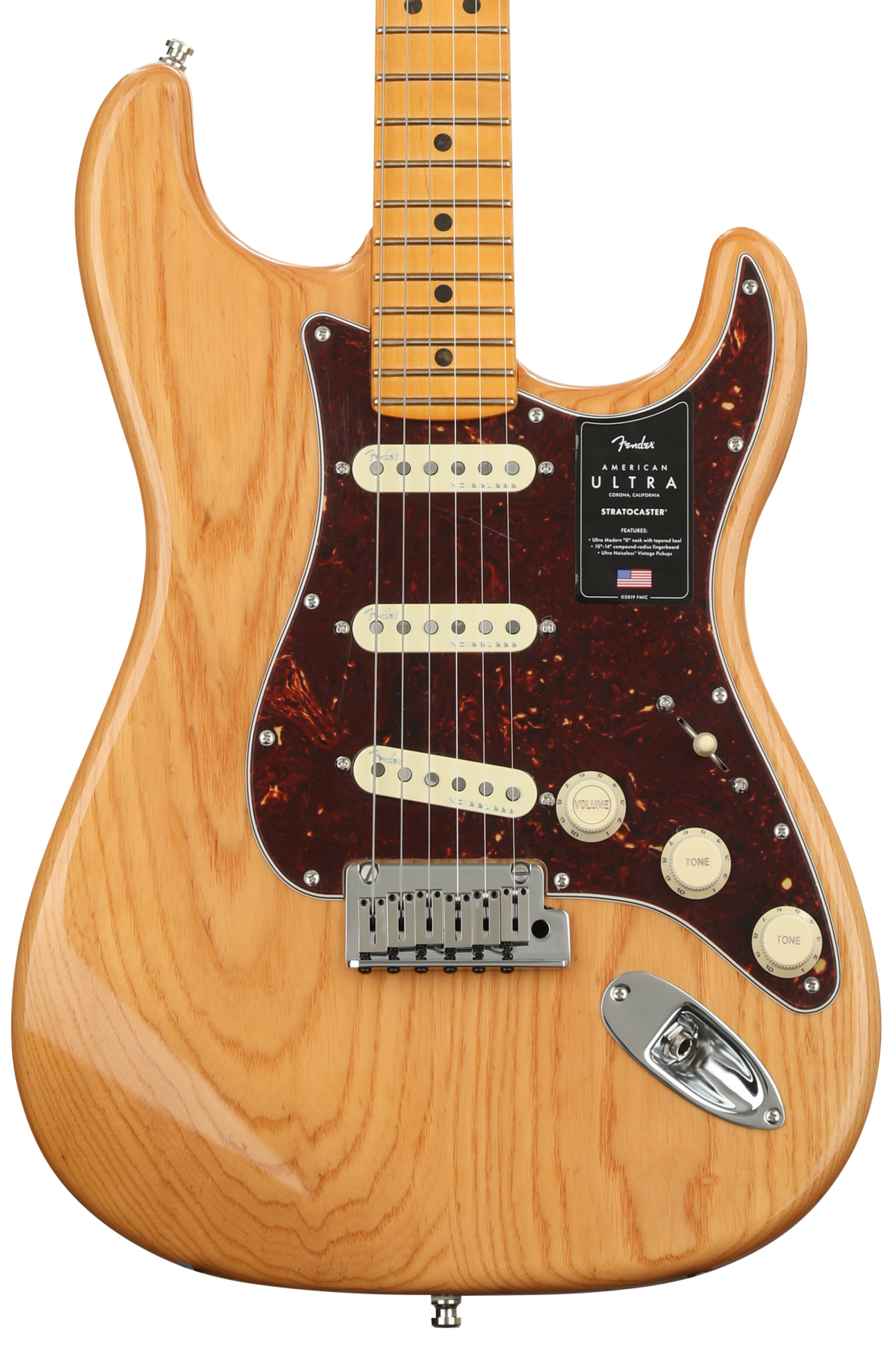 Fender American Ultra Stratocaster - Aged Natural with Maple